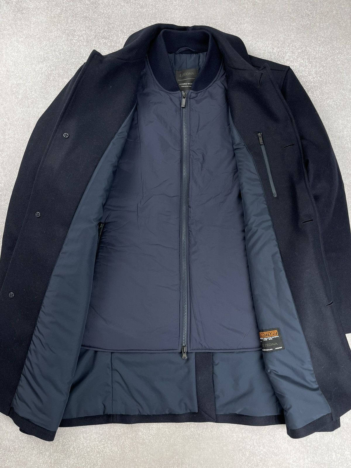 Ermenegildo Zegna × Z Zegna Z Zegna Hydro Wool Thermore Coat Jacket Men’s Size XL Size US XL / EU 56 / 4 - 8 Thumbnail