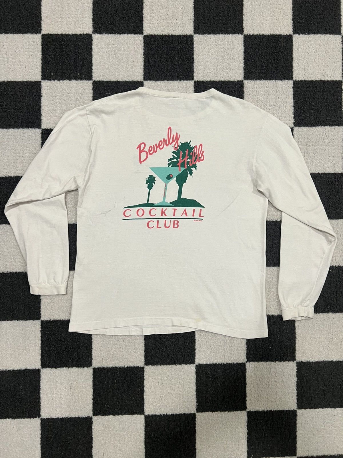 Vintage Vintage 90's Beverly Hills Cocktail Club Longsleeve Size US M / EU 48-50 / 2 - 1 Thumbnail