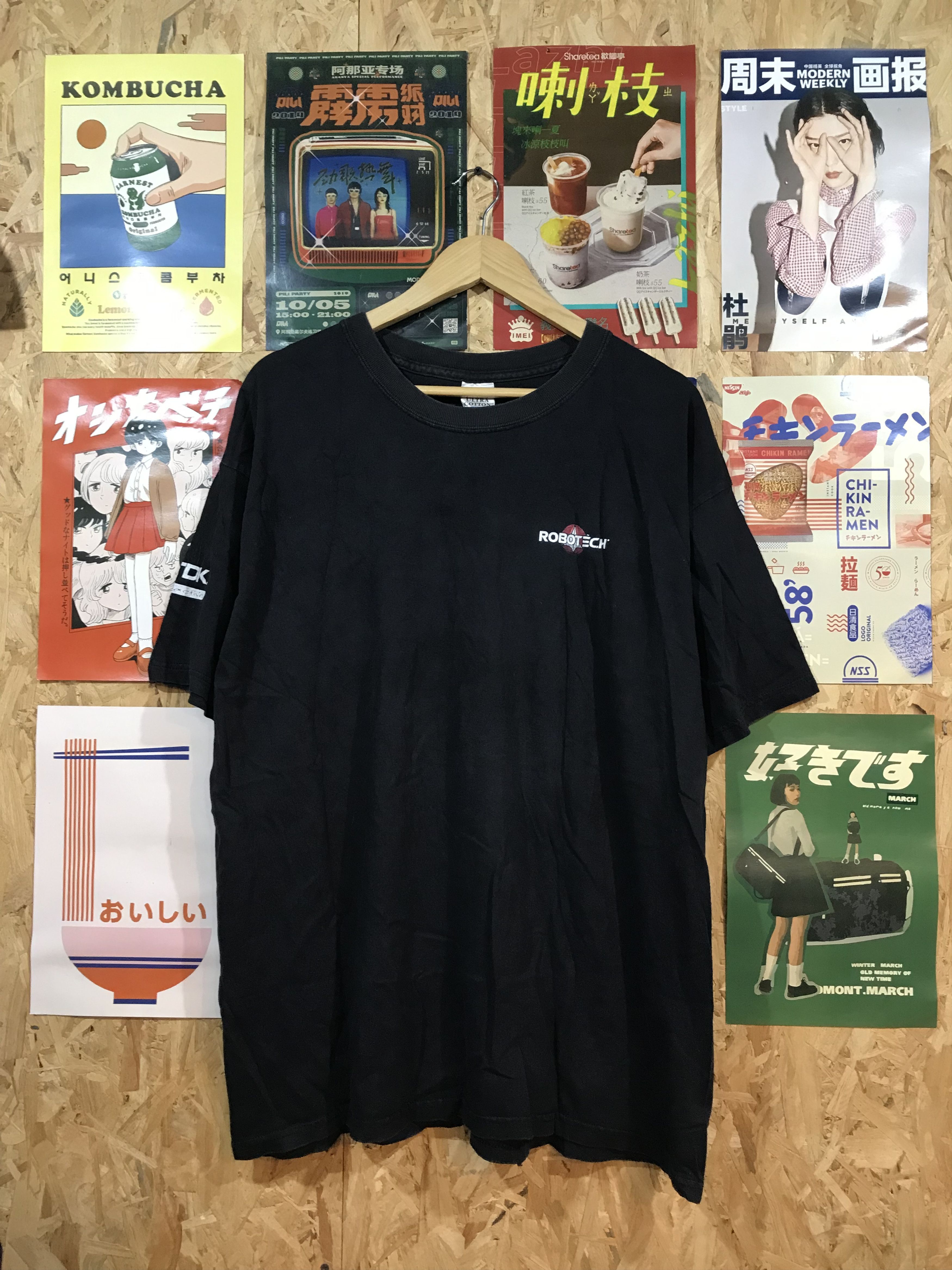 Vintage Y2K Robotech Skull One Tee