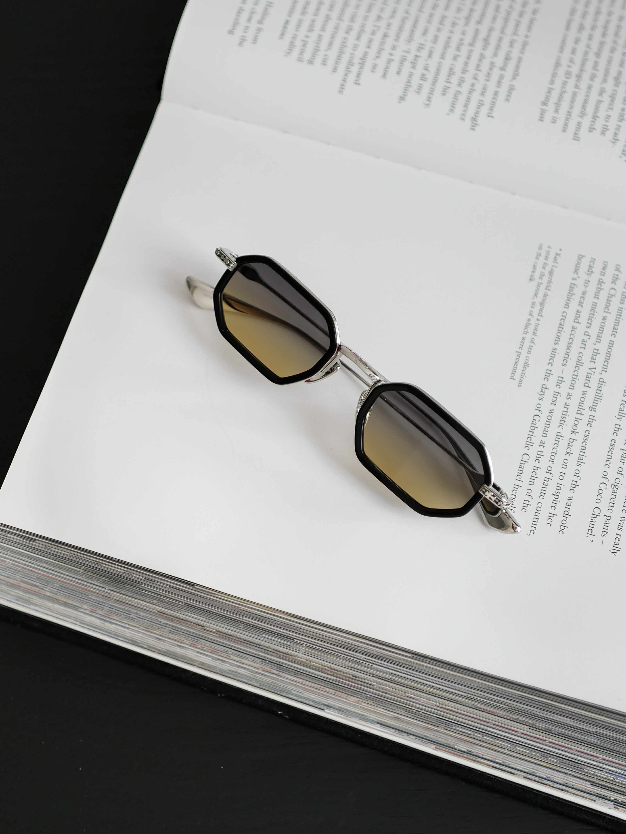 CHROME HEARTS STYLIDA BLACK/SHINY SILVER-SUN