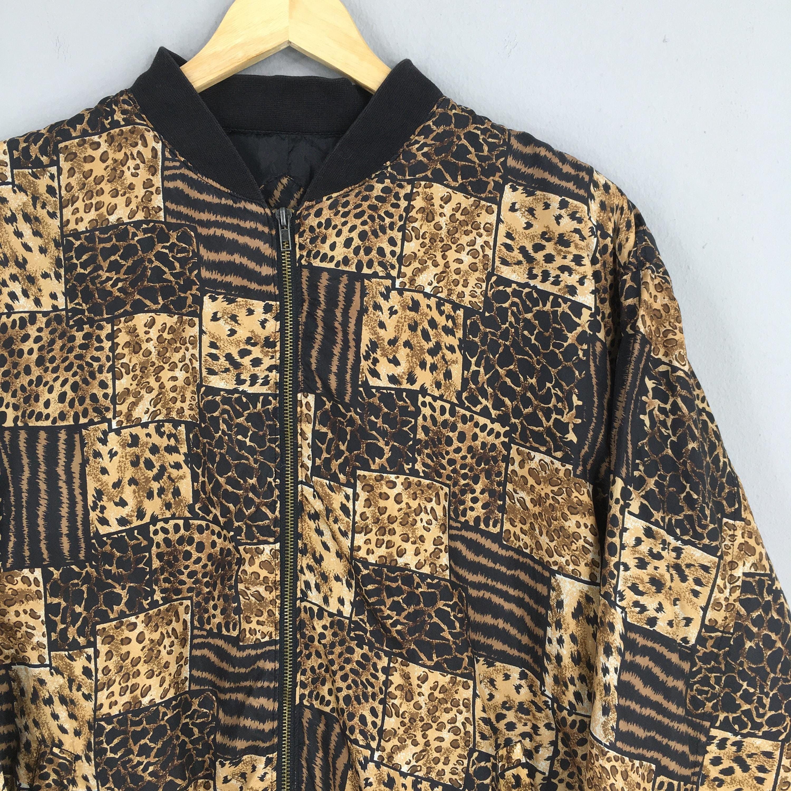 Vintage Vintage Tiger Leopard Patterned Jacket Medium Size US M / EU 48-50 / 2 - 2 Thumbnail