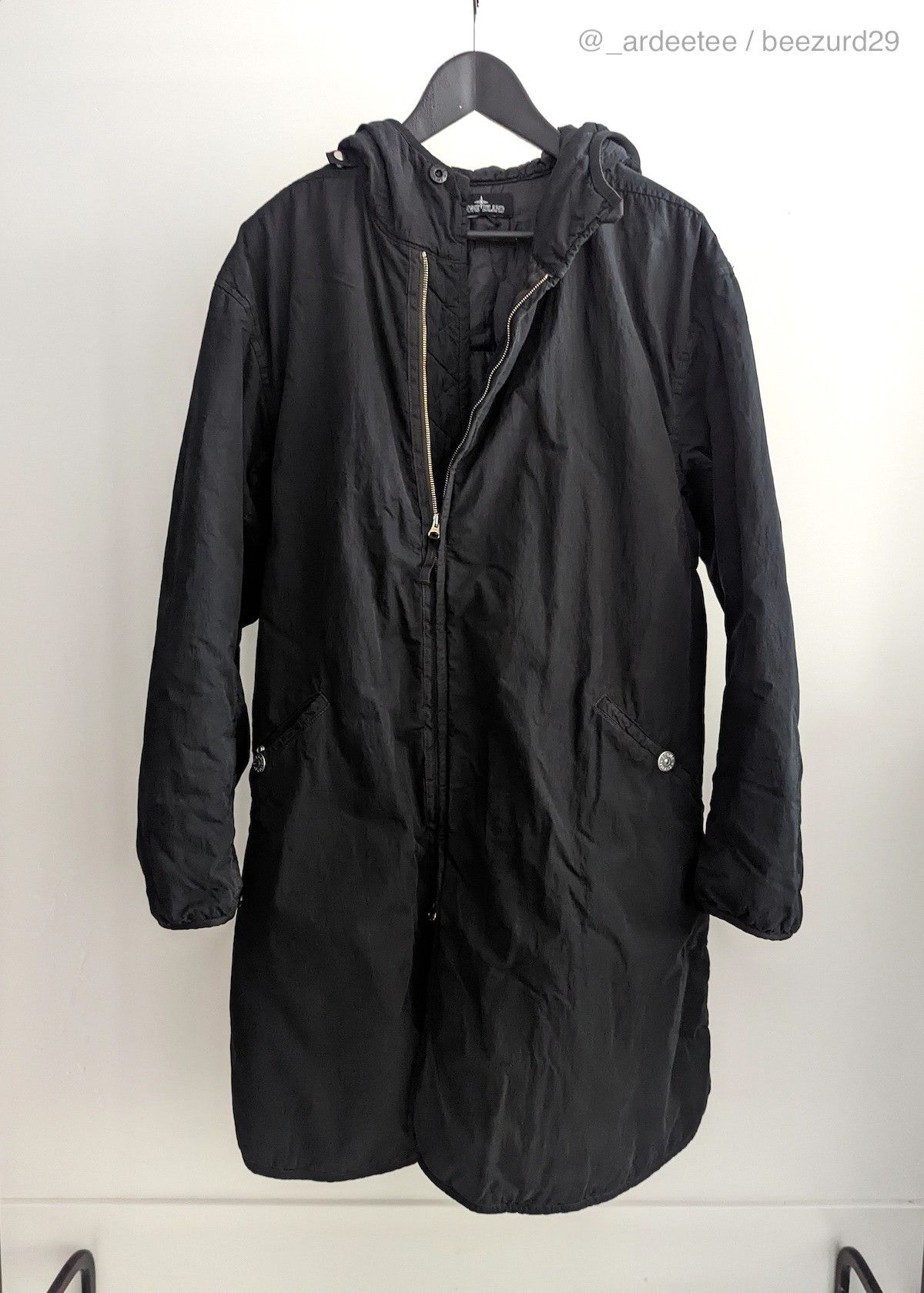 Errolson Hugh 3L DIAGONAL POLY WOOL PARKA $2,983 Size US M / EU 48-50 / 2 - 10 Thumbnail