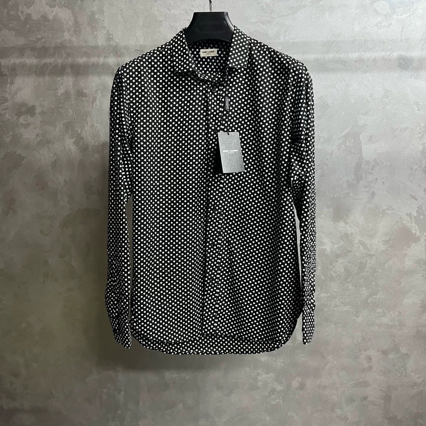 Saint Laurent Paris Saint Laurent Paris Printed Graphic Black T-Shirt 38 Women Size S / US 4 / IT 40 - 1 Thumbnail