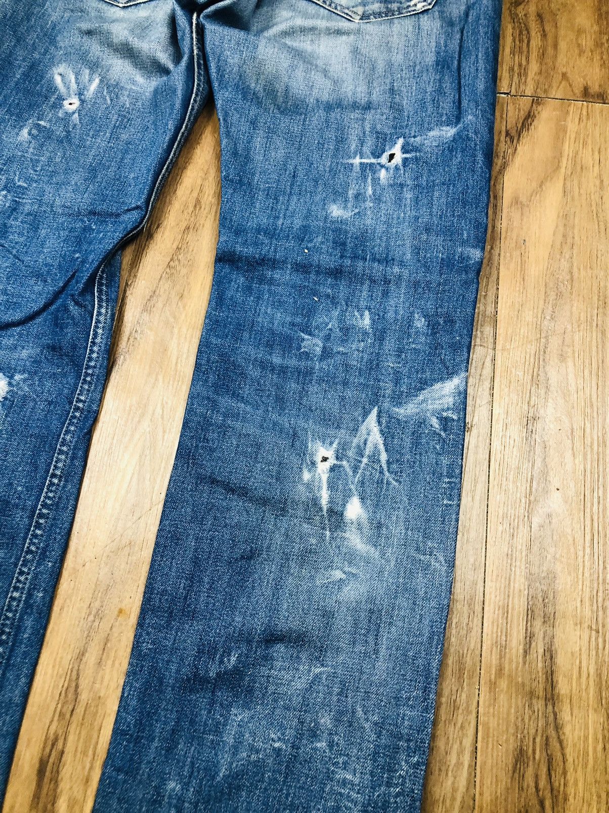 Diesel Diesel Industry Distress Jeans (36) Size US 33 - 22 Thumbnail
