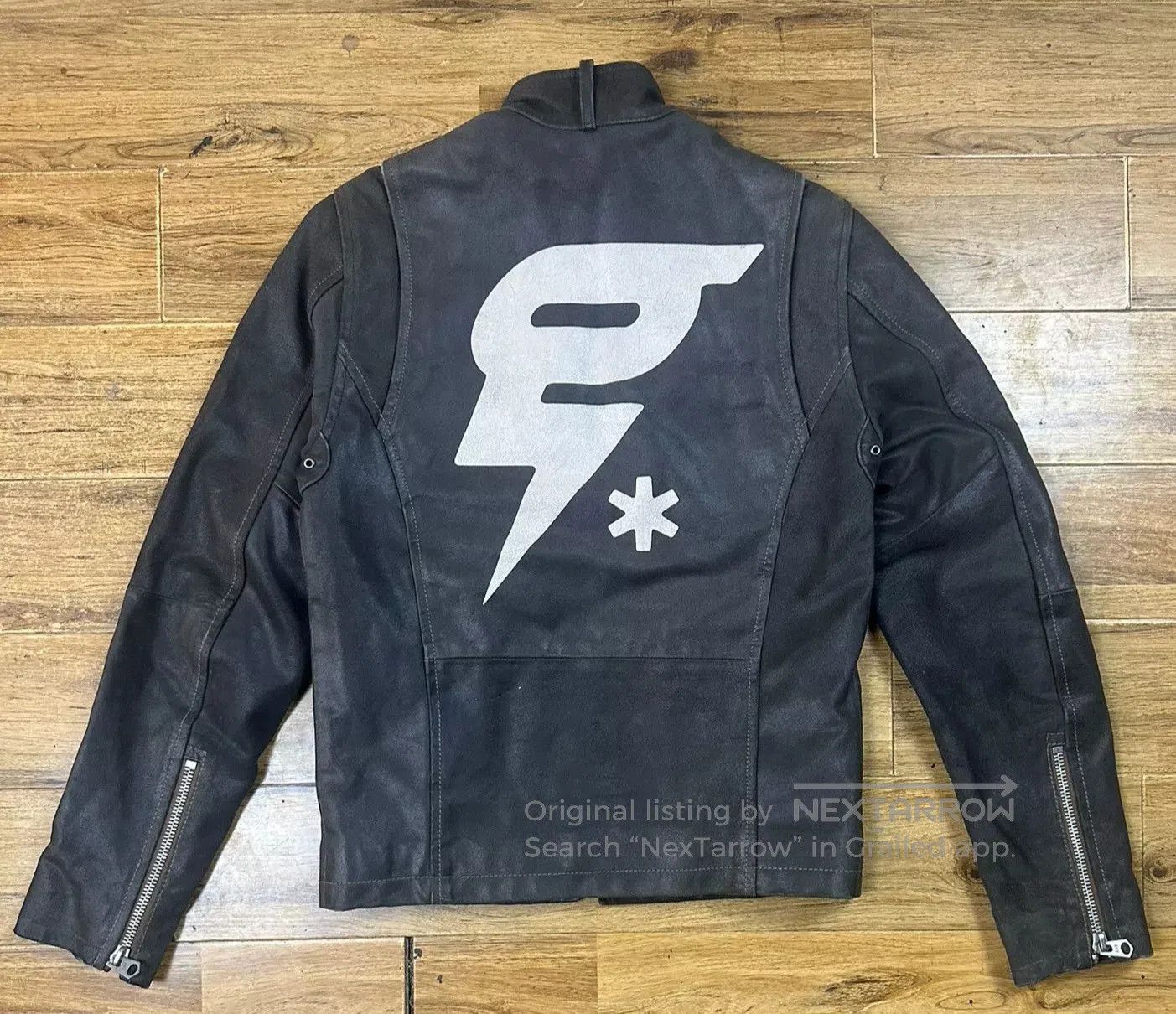 G-Star Gstar Heavyweight Leather Jacket for Men. Size US S / EU 44-46 / 1 - 2 Thumbnail