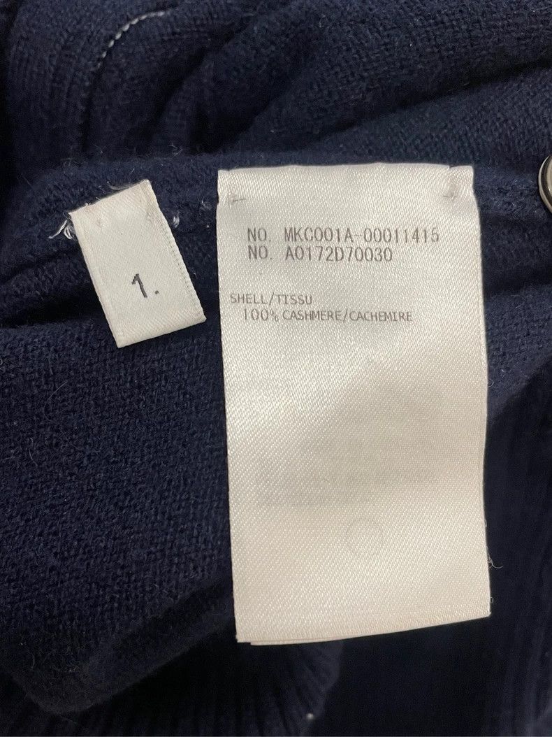 Thom Browne Thom browne Dark blue four-striped cashmere cardigan jacket Size US S / EU 44-46 / 1 - 6 Thumbnail