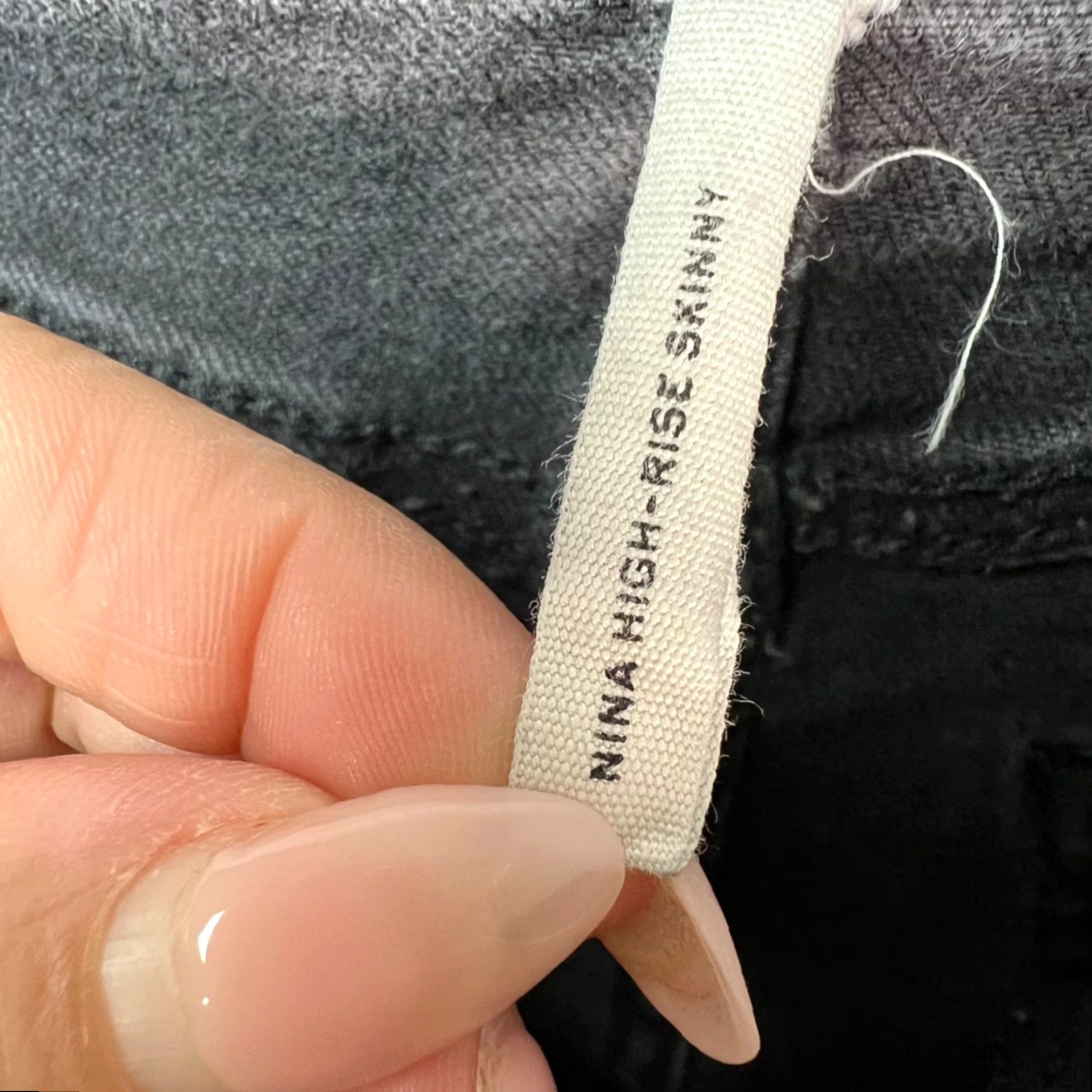 Rag & Bone rag & bone Womens 27 Nina High-Rise Skinny Jeans Black Denim Stretch Jeans Womens BMI 27 Skinny Mens? Size 27" / US 4 / IT 40 - 4 Thumbnail