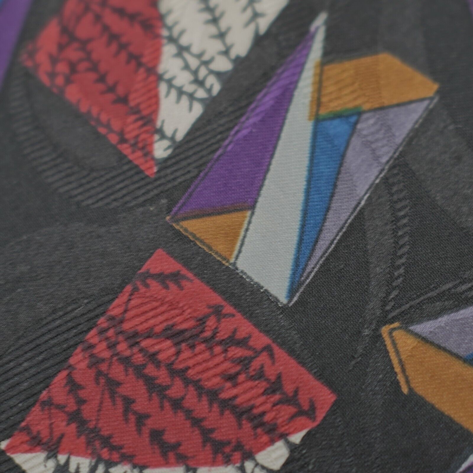 Botany 500 Botany 500 Black Abstract Jacquard Print Short Wide Polyeste Size ONE SIZE - 2 Thumbnail