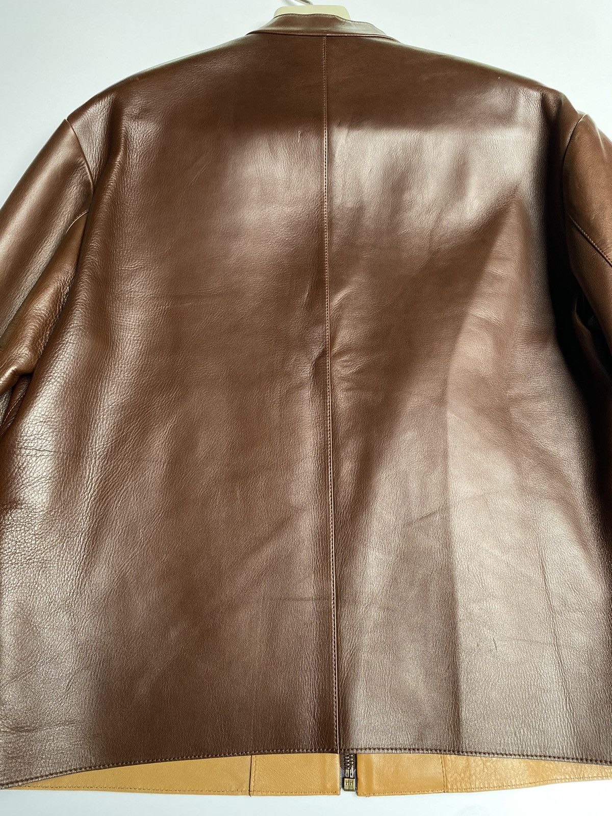 Prada PRADA DOUBLE LAYER LAMB LEATHER BLOUSON Size US M / EU 48-50 / 2 - 3 Thumbnail