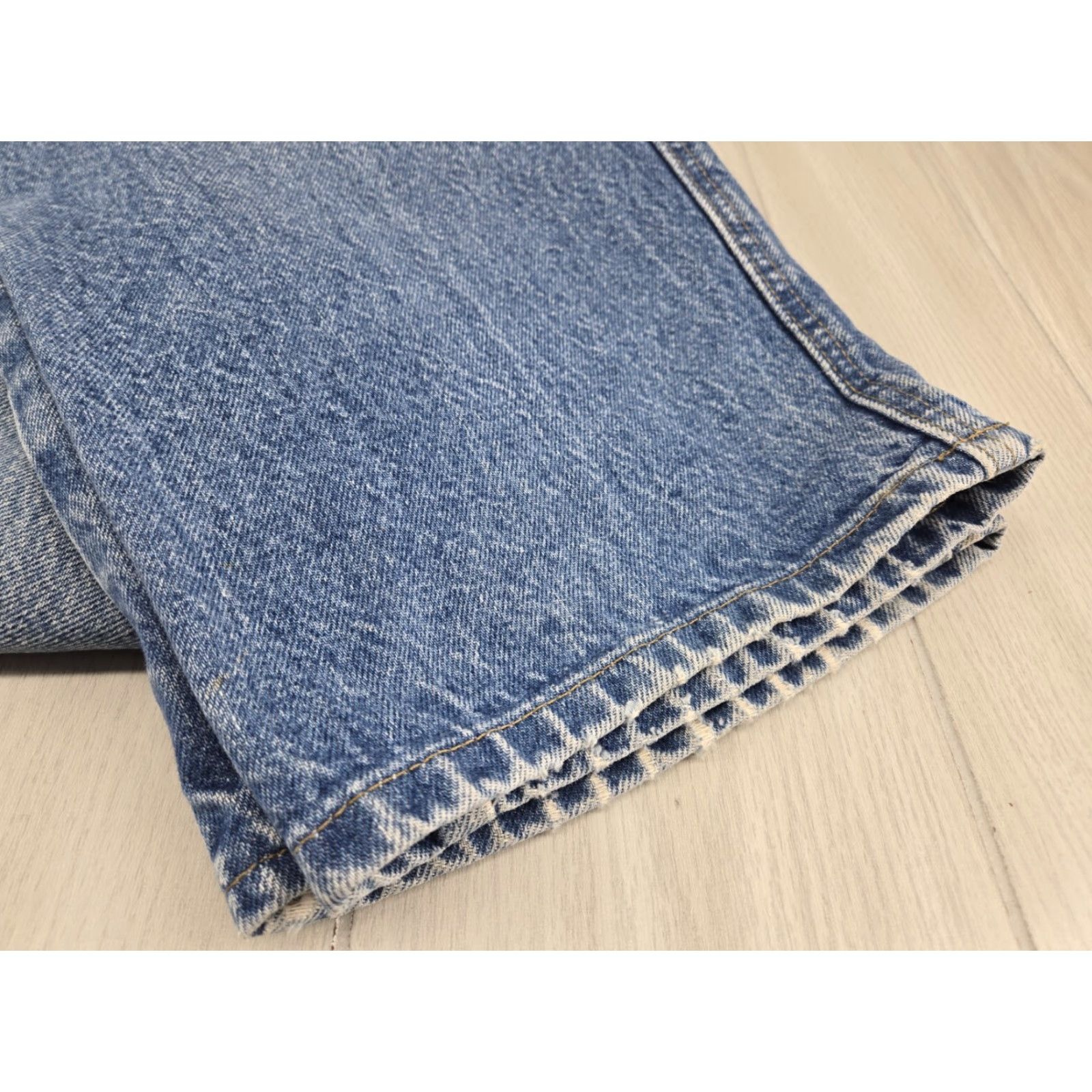 Carhartt Carhartt Jeans Distressed? No. Mens Denim Relaxed Fit Blue 44 x 30 B160 DTS - 5-Pocket Workwear Cotton Belt Loops Vintage? No Size US 44 / EU 60 - 6 Thumbnail
