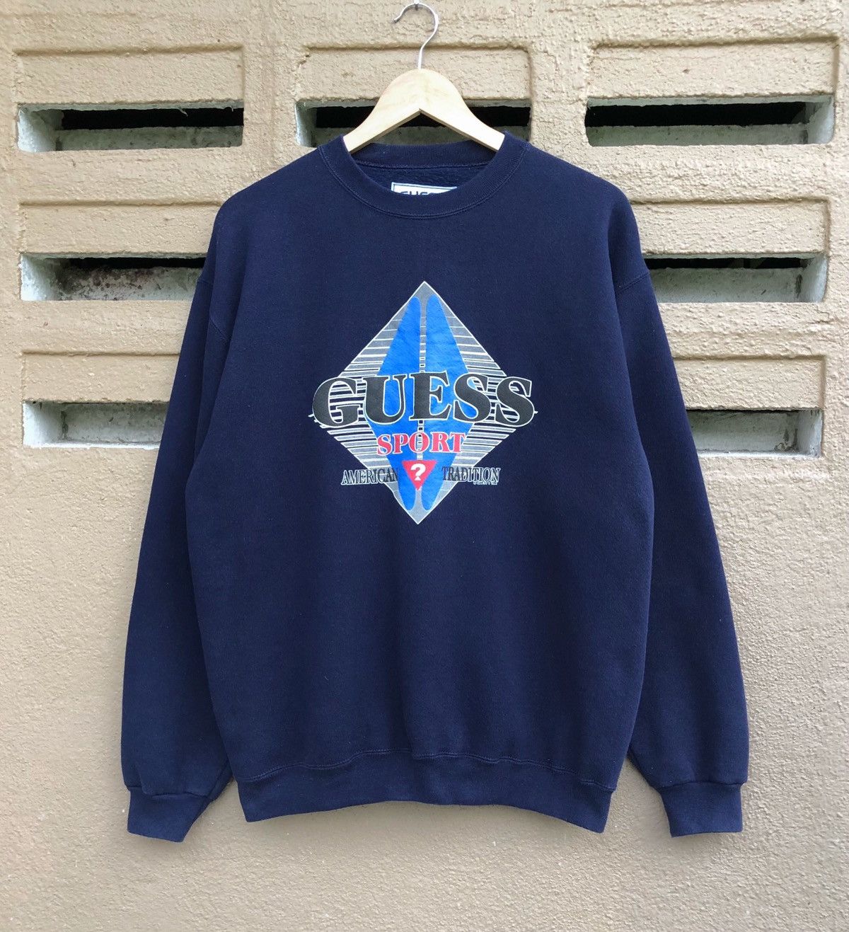 Georges Marciano Vintage Guess Sport Big Logo Sweatshirt Crewneck Made In USA Size US M / EU 48-50 / 2 - 1 Thumbnail