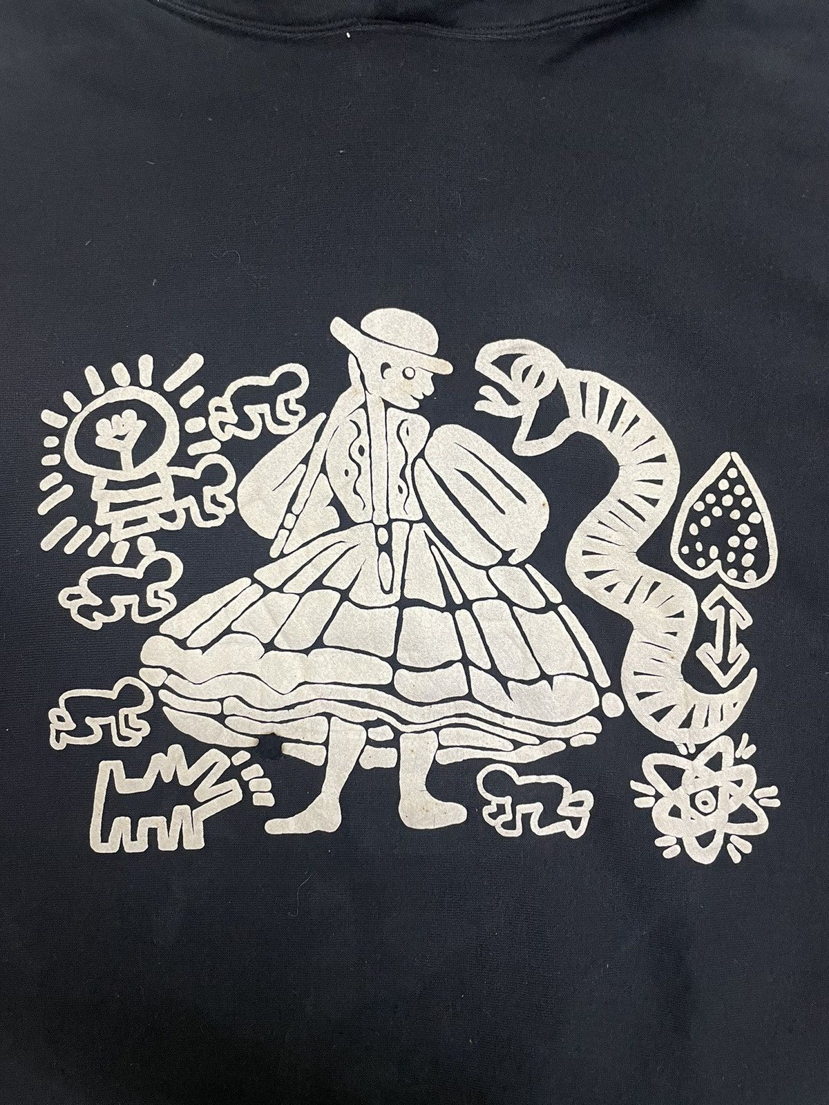 Keith Haring Vintage Worlds End KEITH HARING ‘BUFFALOGAL’ Sweatshirts Size US L / EU 52-54 / 3 - 4 Thumbnail