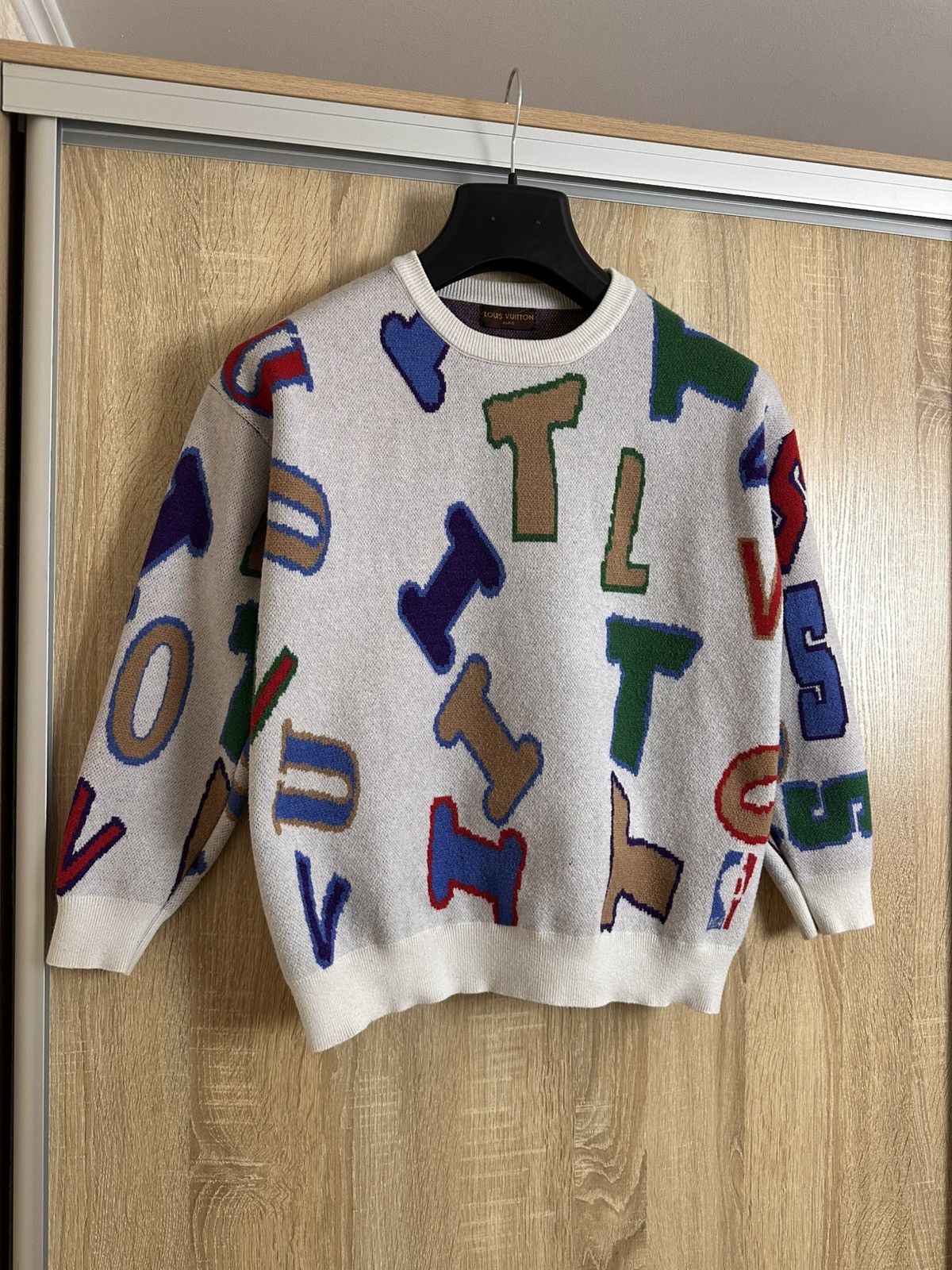 Vintage 🔥 Vintage Louis Vuitton Styled Sweater Pullover Knit Logo Size US S / EU 44-46 / 1 - 2 Thumbnail