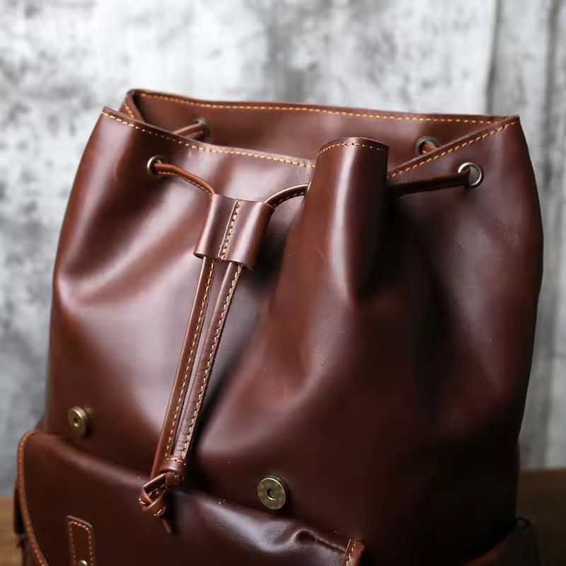 Genuine Leather Vintage Genuine Leather Backpack Size ONE SIZE - 5 Thumbnail