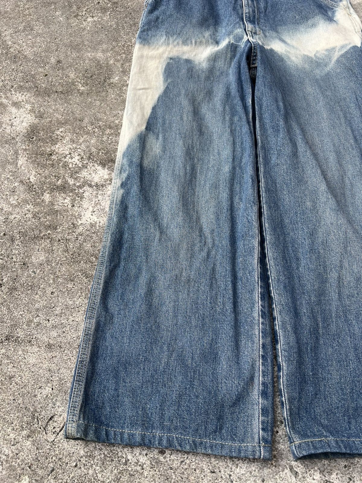 Japanese Brand 💥90’s Bobson Sun Sister Faded Overall Denim Size US 32 / EU 48 - 3 Thumbnail