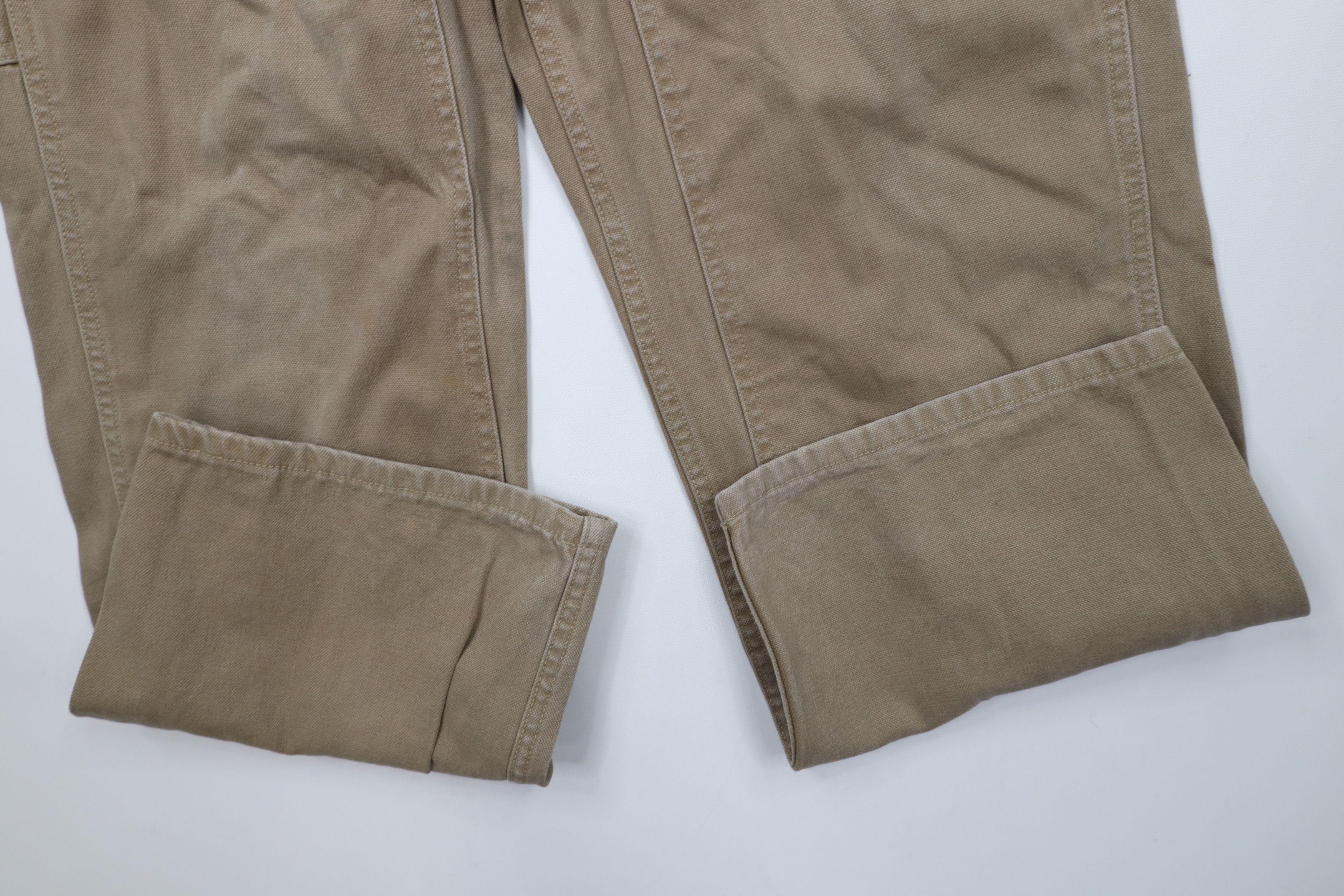 Gap × Vintage Vintage 90s Y2K Gap Miner Double Knee Wide Leg Canvas Jeans Size US 30 / EU 46 - 5 Thumbnail