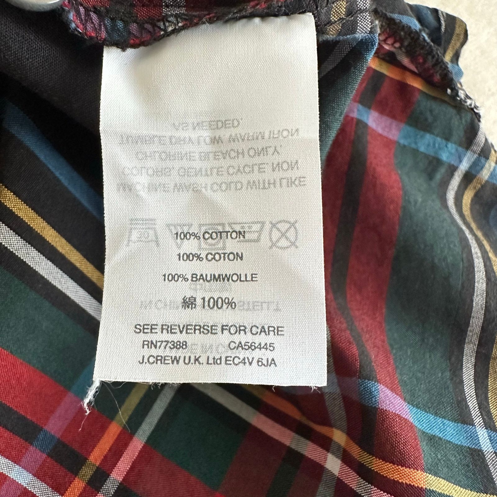J.Crew J.Crew Perfect Shirt in Stewart Plaid Tartan Cotton Size 8 Size M / US 6-8 / IT 42-44 - 8 Thumbnail