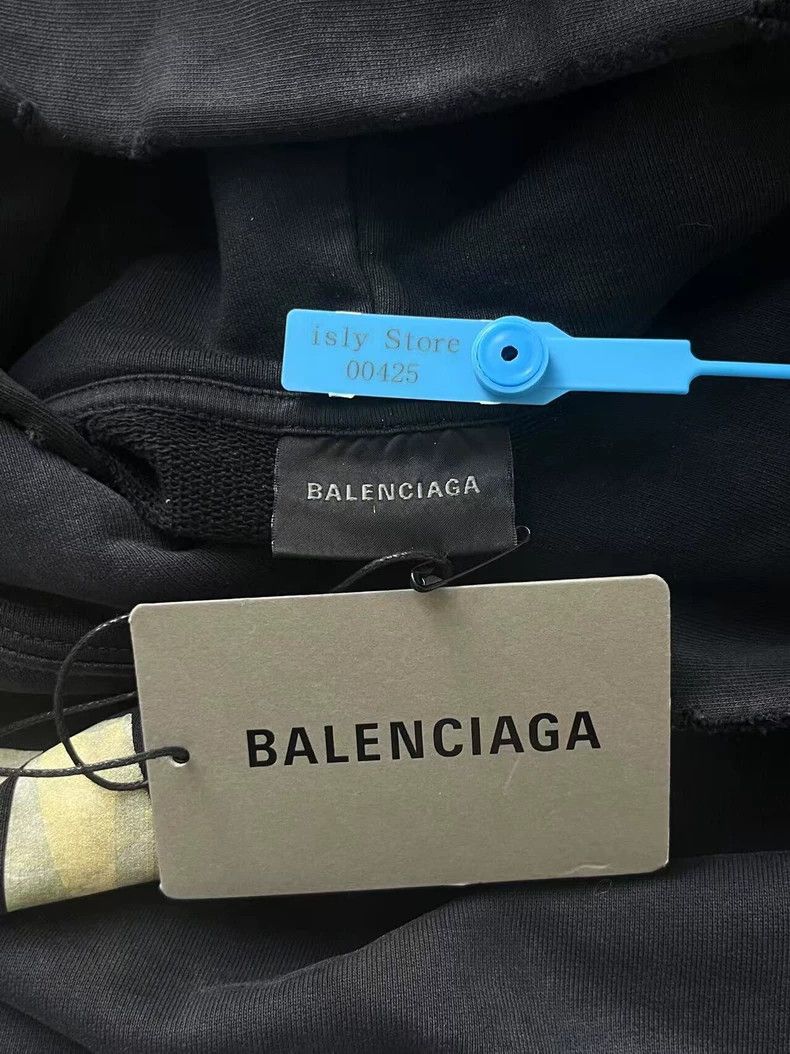 Balenciaga Balenciaga size 2 Logo Printed Hoodie Size US S / EU 44-46 / 1 - 4 Thumbnail