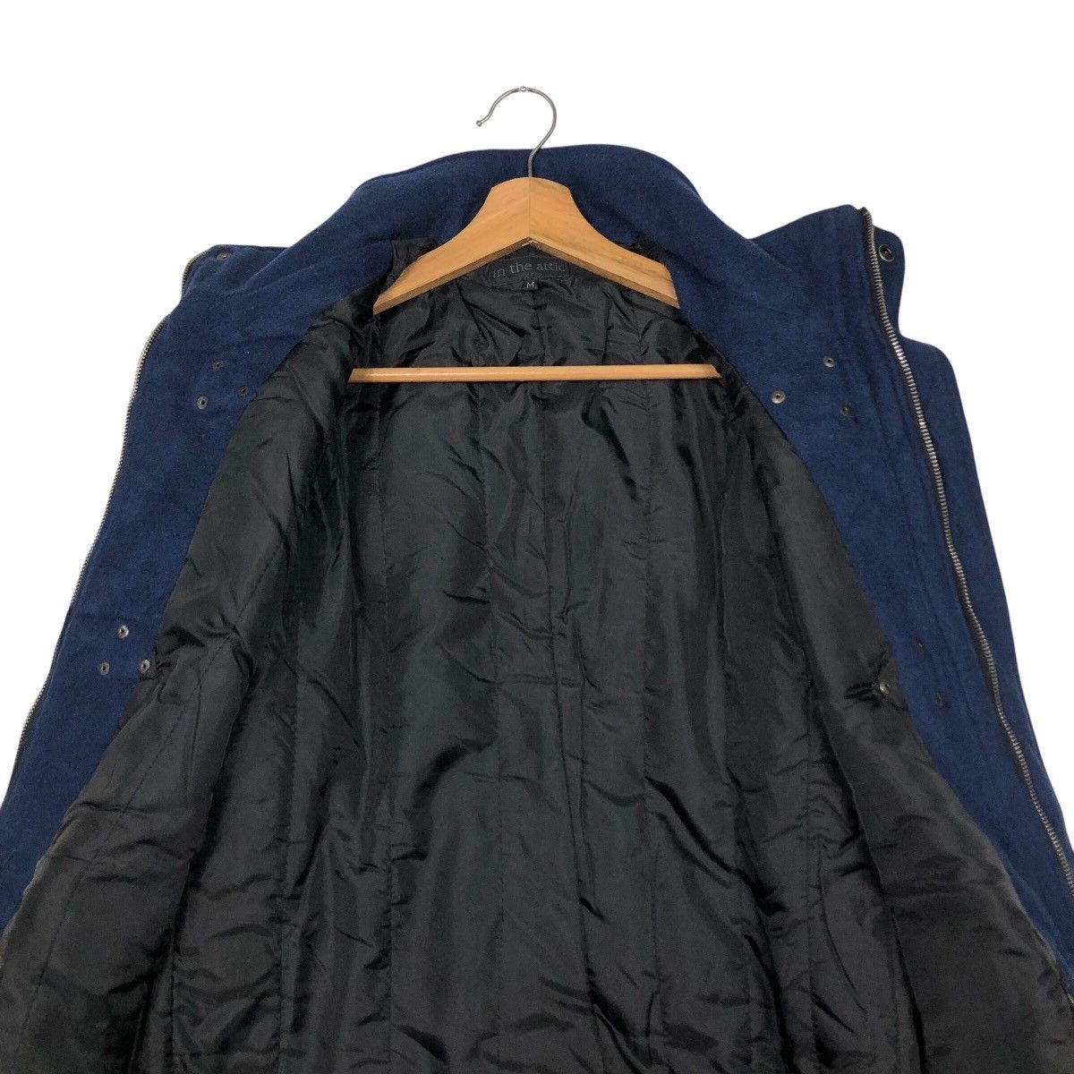 In The Attic 📌Vintage Biker Wool Jacket Duffle In The Attic Punk Design Size US M / EU 48-50 / 2 - 15 Thumbnail