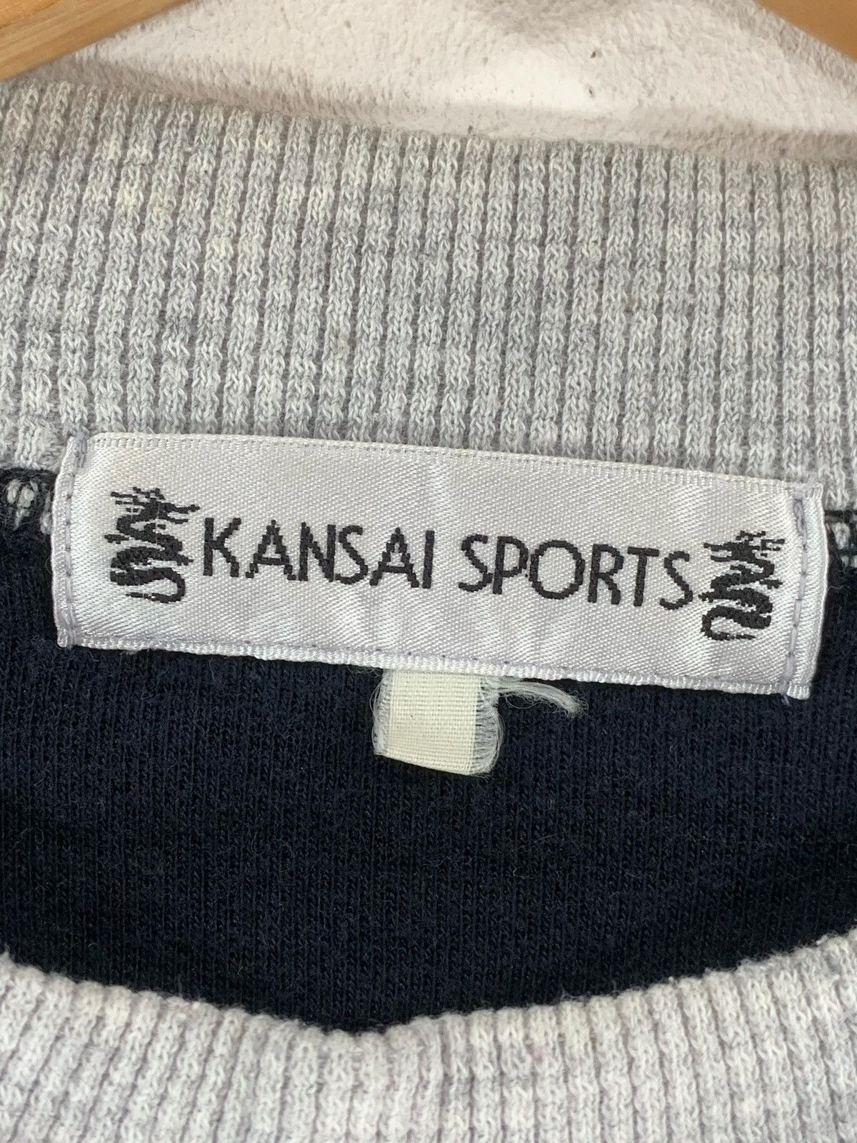 Japanese Brand × Kansai Yamamoto × Vintage Vintage Kansai Yamamoto Sweatshirt Big Logo Spellout Size US XL / EU 56 / 4 - 4 Thumbnail