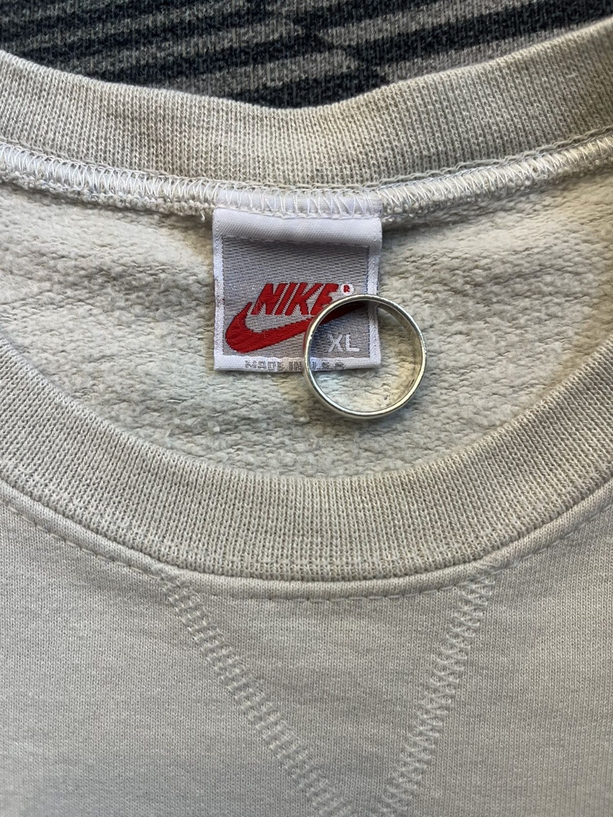Nike Vintage Sweater NIKE black Swoosh 90’s shirt Size US XL / EU 56 / 4 - 5 Thumbnail