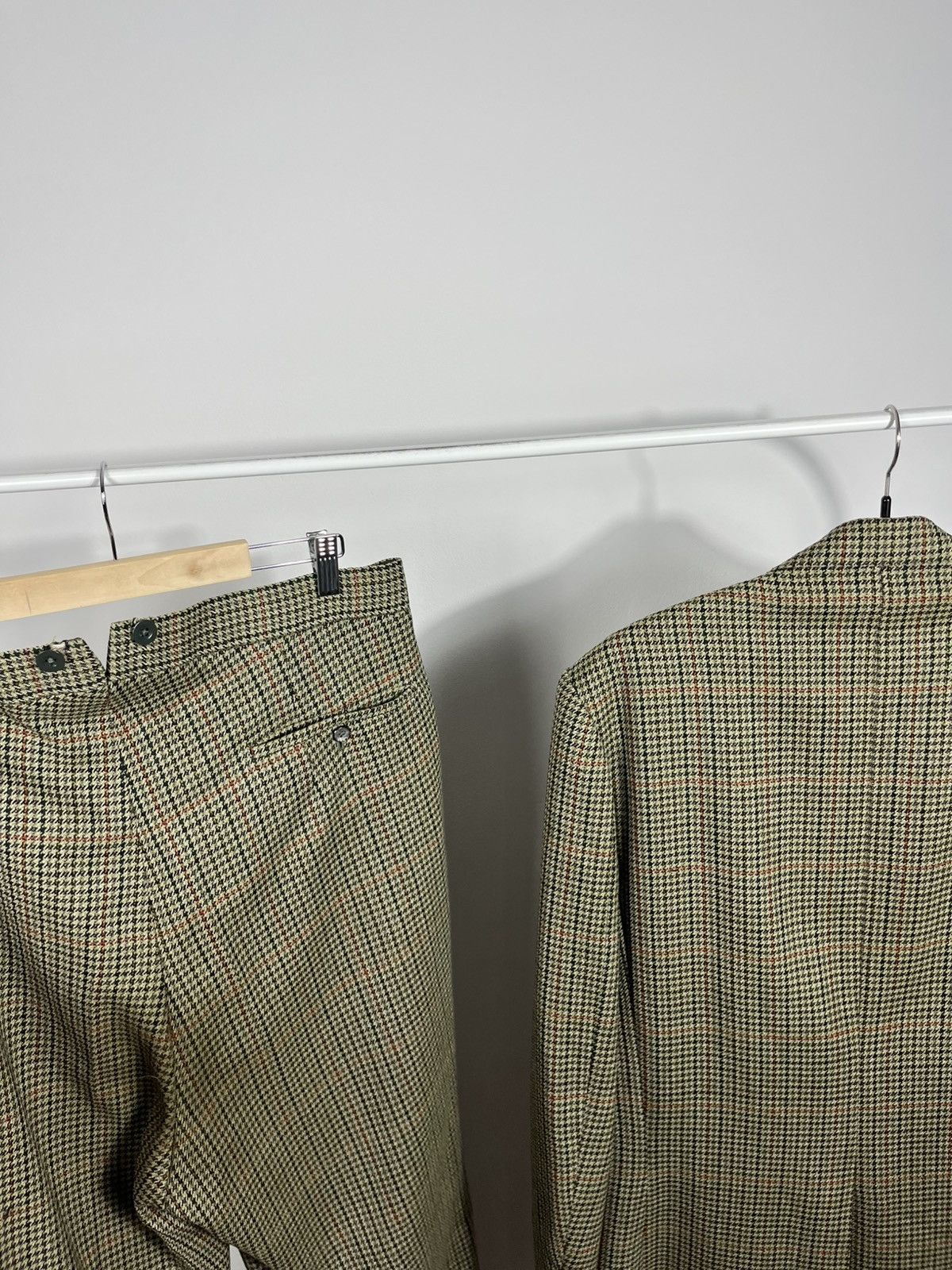 Savile Row Vintage 1989 Savile Row Wool Blazer Pants Set Size 42R - 16 Thumbnail