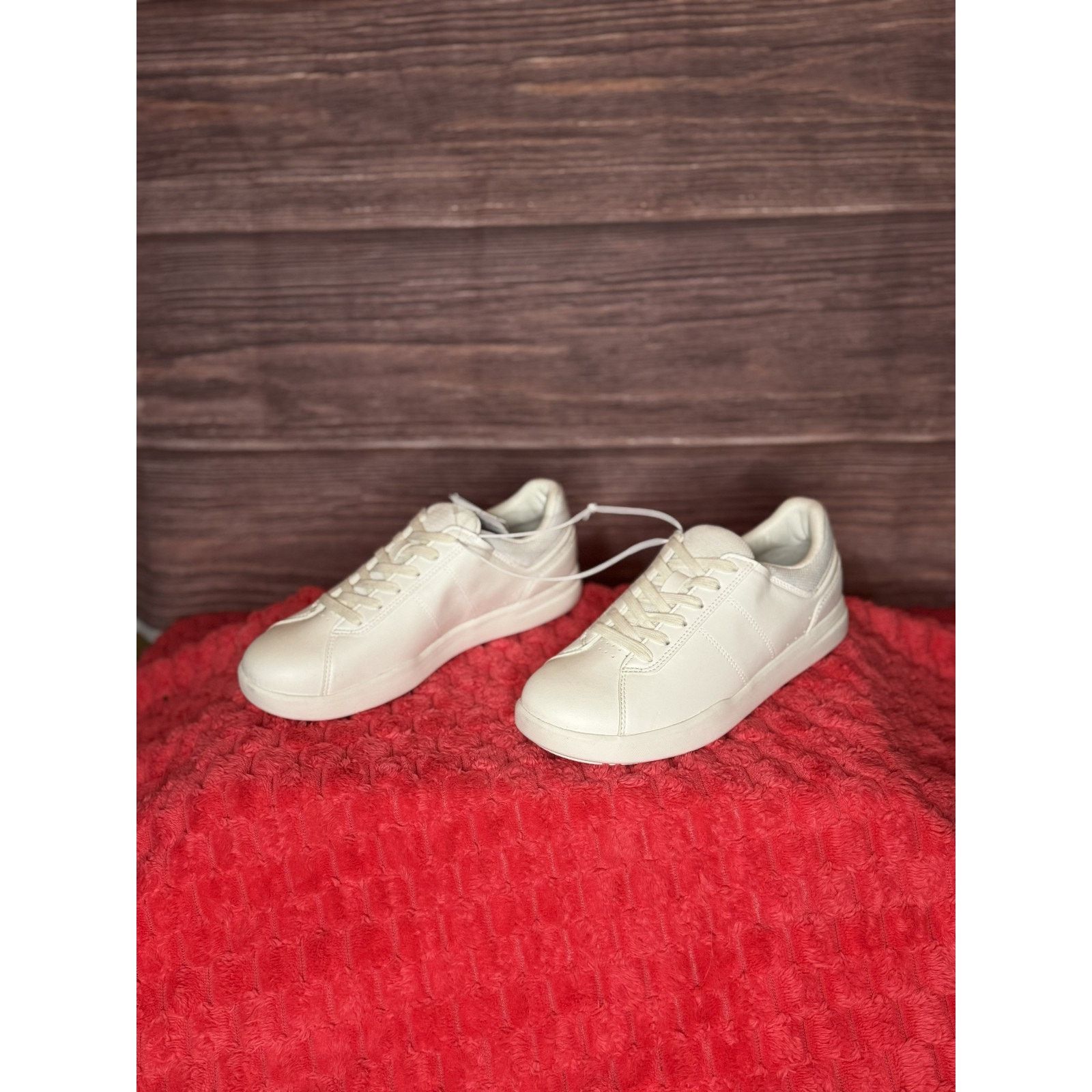 Target Basics Goodfellow & Co. Men's Size 7 All-White Scout Sneakers Size US 7 / EU 40 - 2 Thumbnail