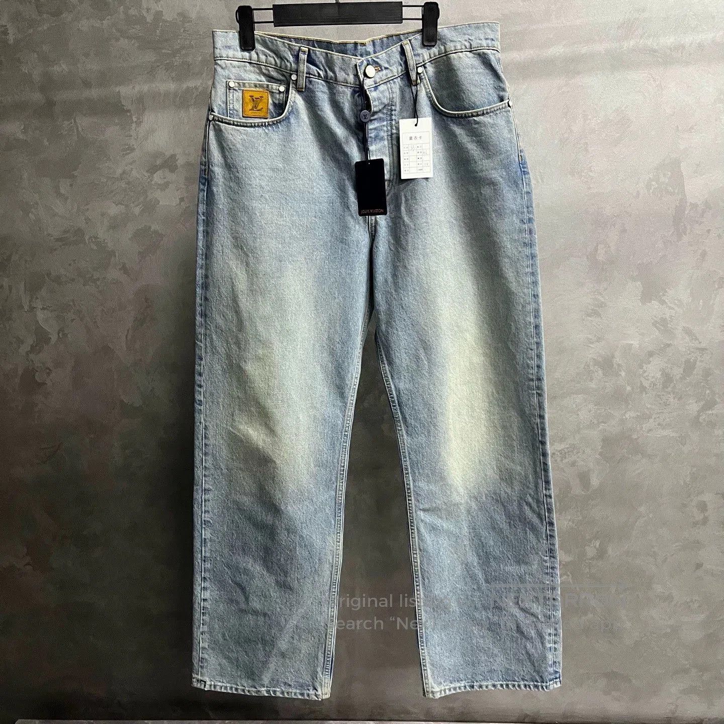 Louis Vuitton louis vuitton blue denim embroidered pants size 33. Size US 33 - 1 Thumbnail