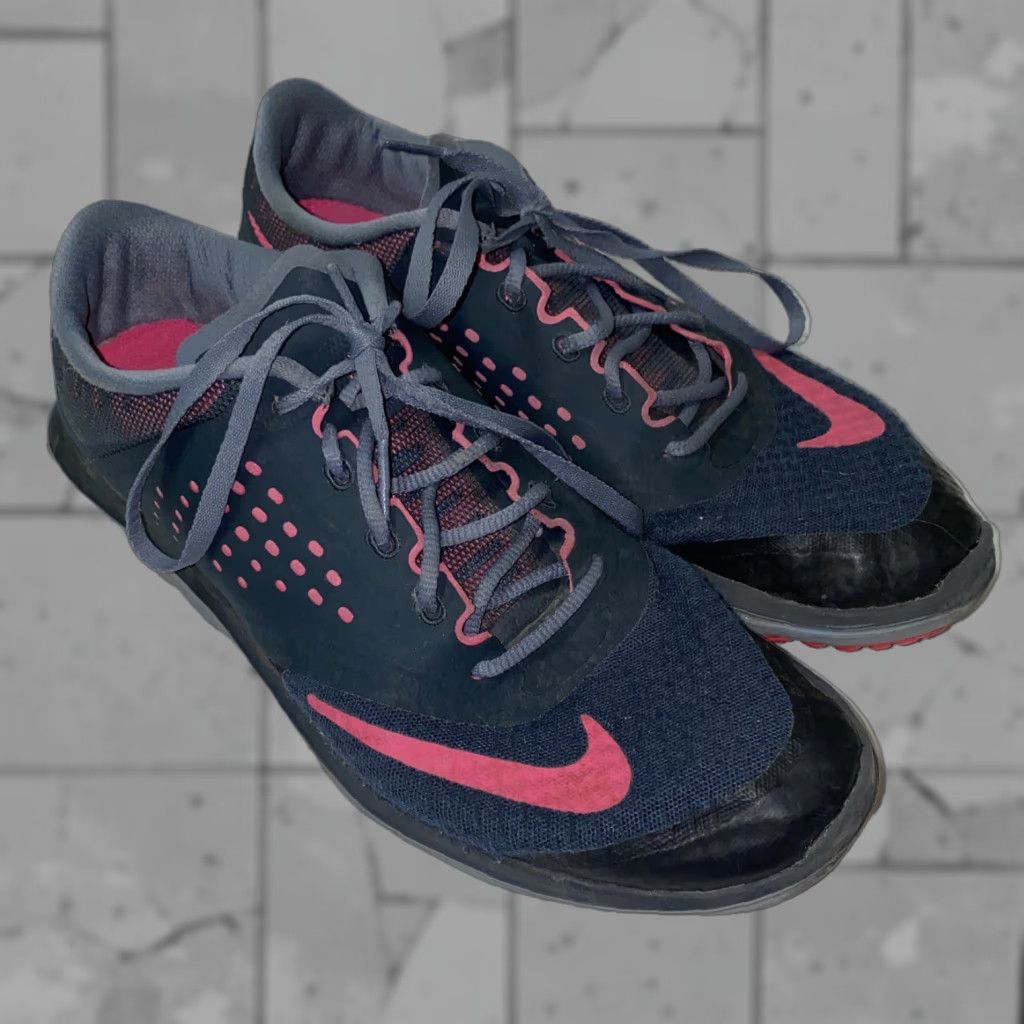 Nike Nike FS Lite Run 2 Gray Running Shoes Lace Up Low Top Womens Size 9.5 Size L / US 10 / IT 46 - 1 Thumbnail