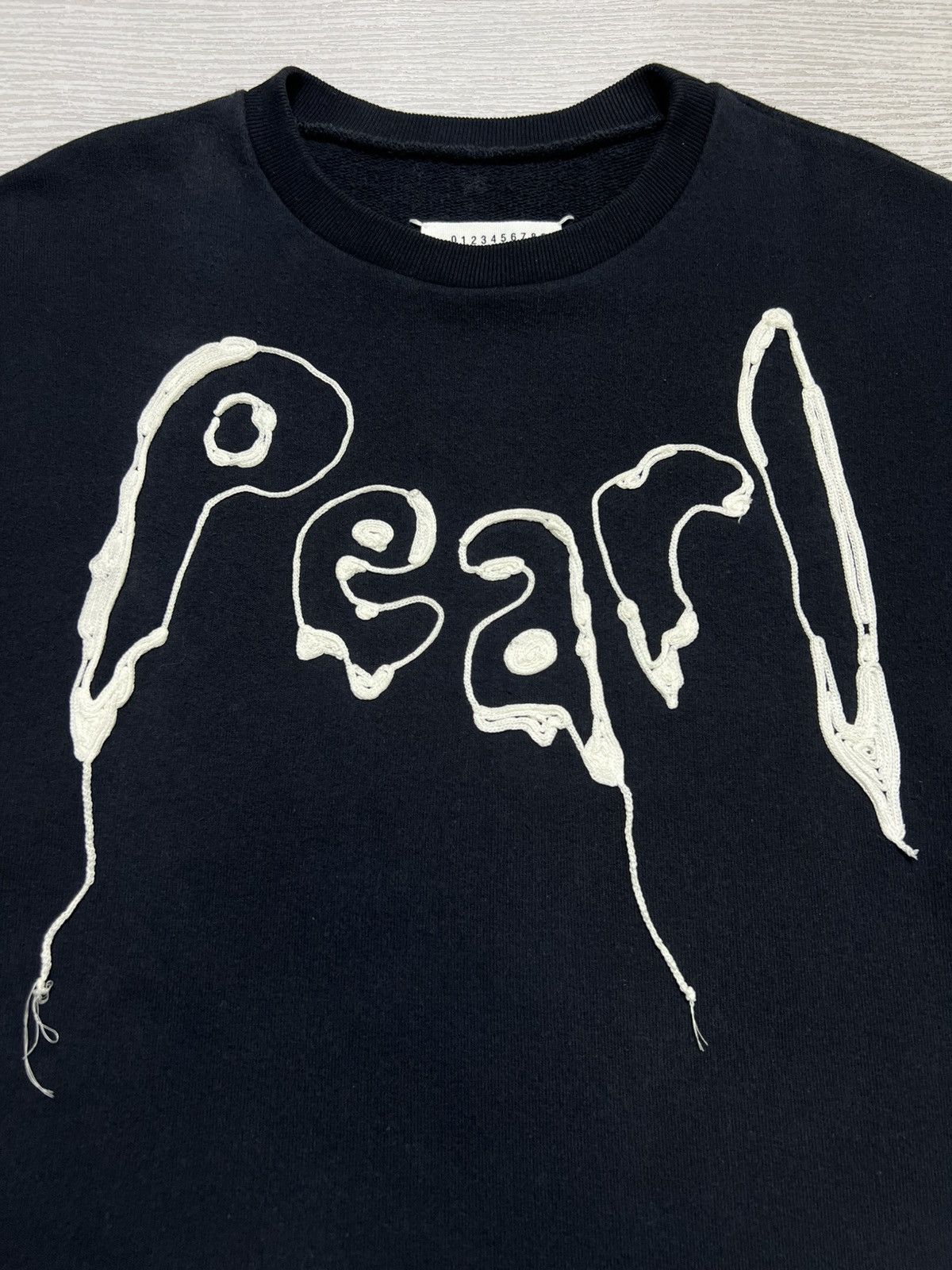Maison Margiela Maison Margiela - S/S ‘18 - Pearl Embroidered Sweatshirt Size US M / EU 48-50 / 2 - 8 Thumbnail