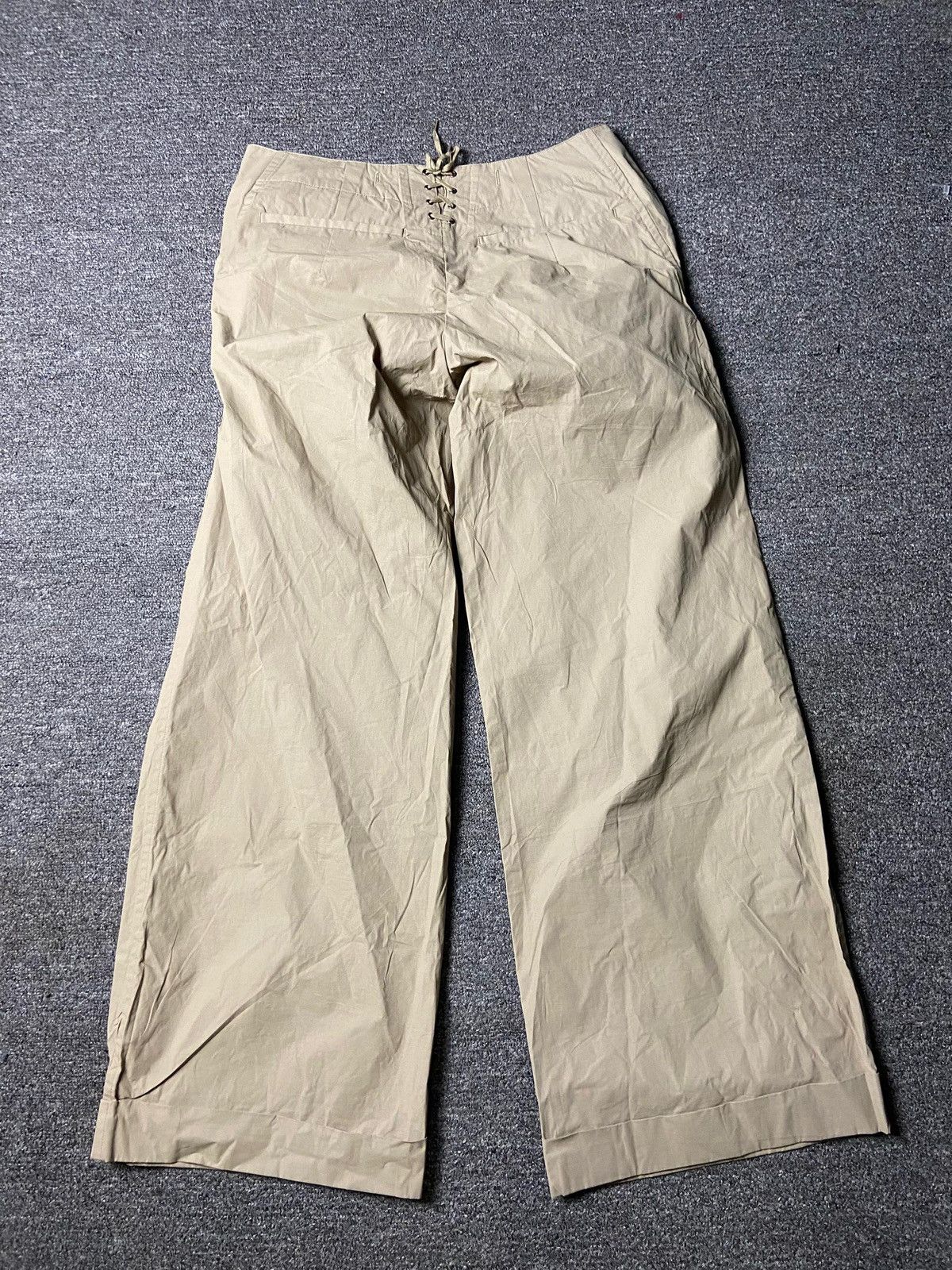 Tsumori Chisato Vintage Tsumori Chisato Wide Leg Pants with Buttons (163) Size 29" - 3 Thumbnail