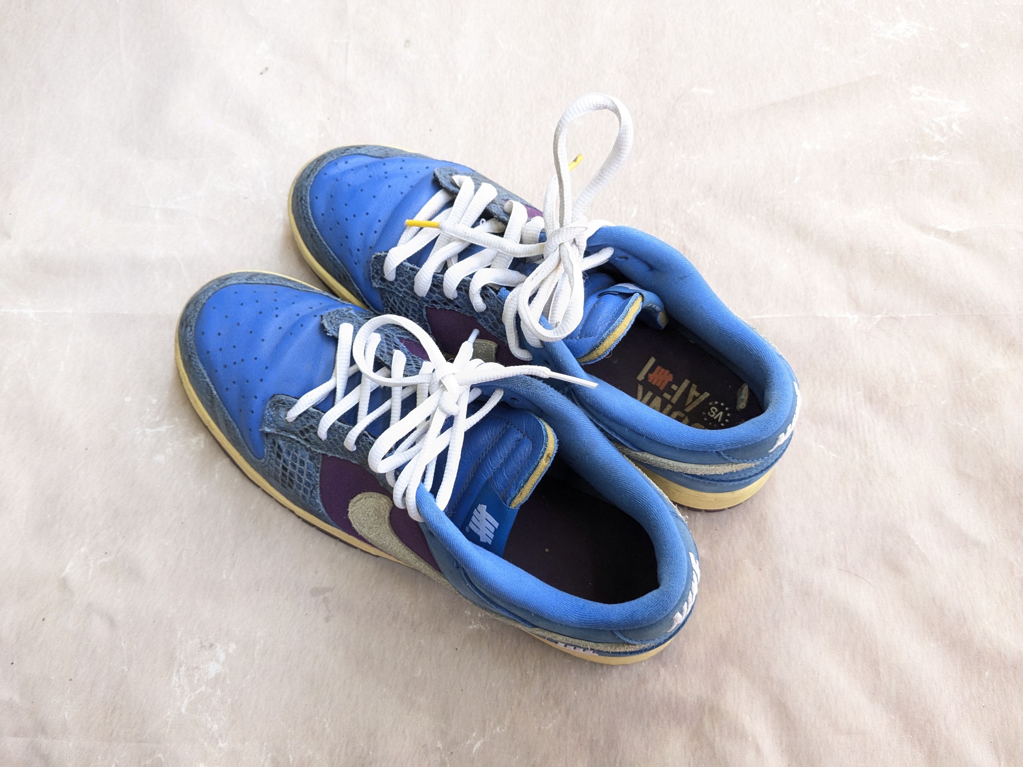 Nike Nike Dunk Low SP x Undefeated 5 On It Blue DH6508-400 Purple Size US 11.5 / EU 44-45 - 9 Thumbnail