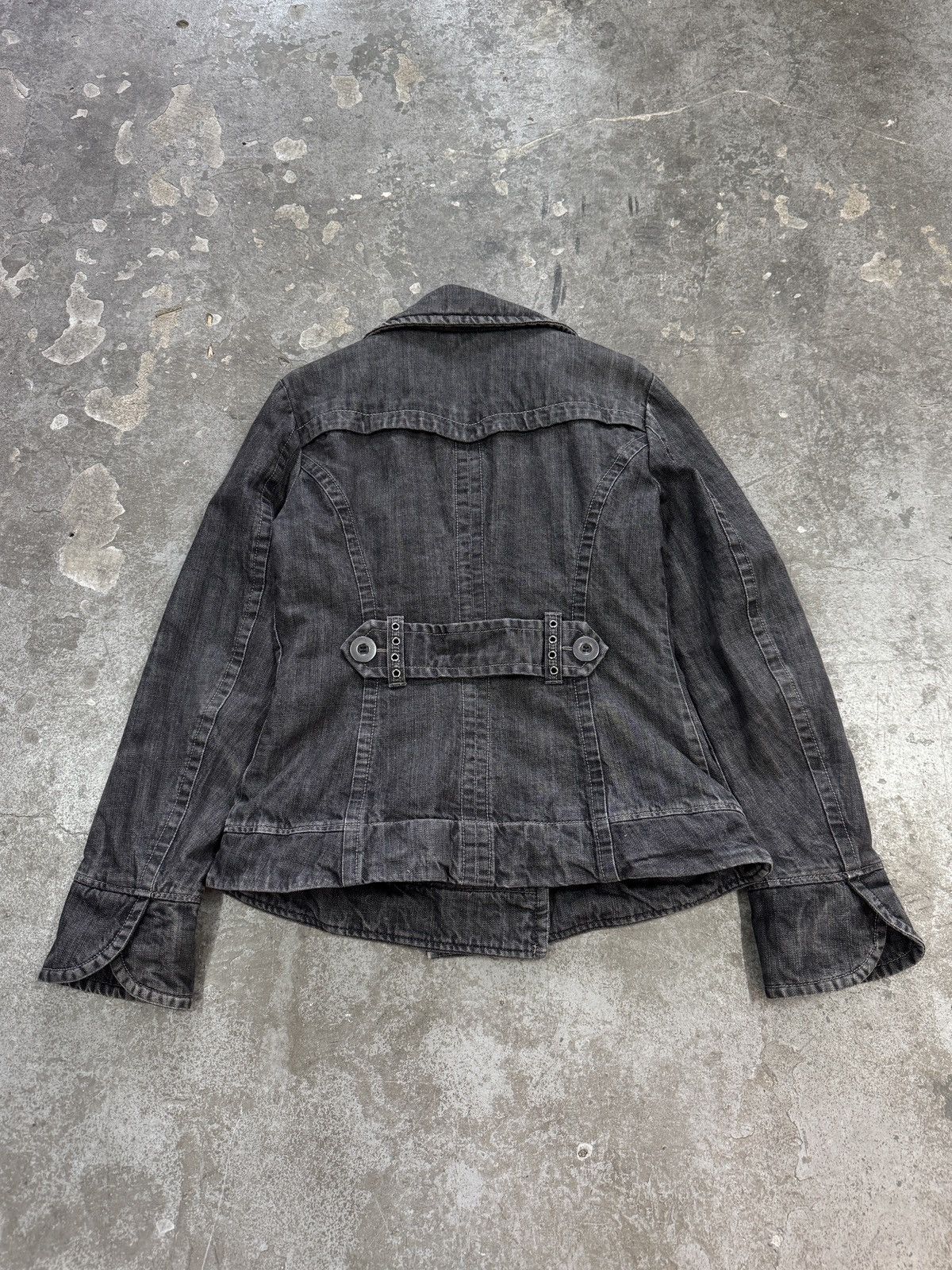 Vintage Vintage y2k Denim Coat Size L / US 10 / IT 46 - 8 Thumbnail