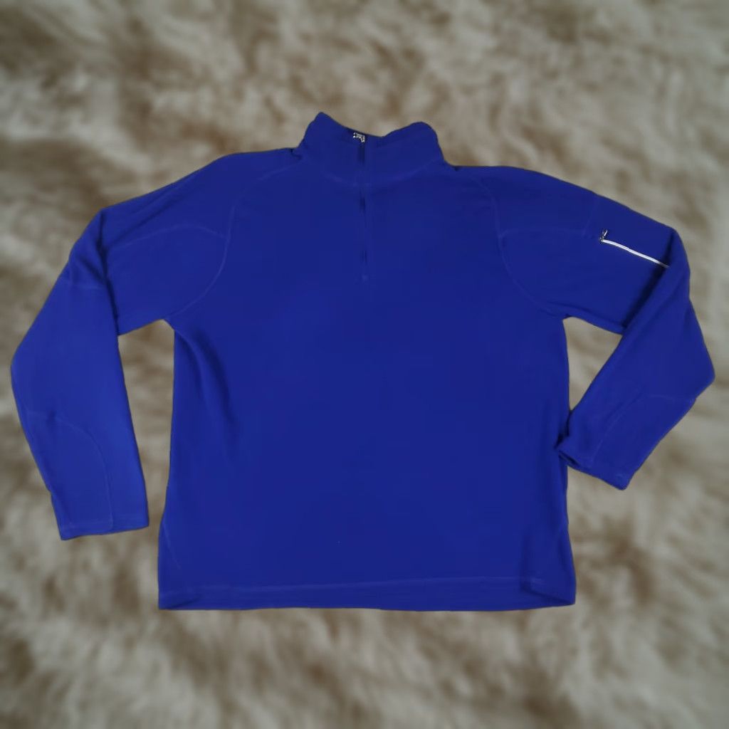 Ralph Lauren Ralph Lauren Sweater Mens XL Blue Fleece 1/4 Zip Pullover Sweatshirt Knit Pullover Modern Classic American Logo Zipper Size US XL / EU 56 / 4 - 1 Thumbnail