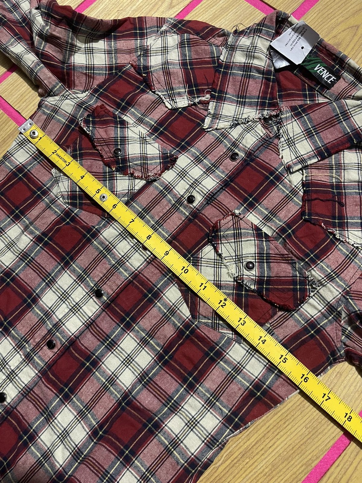 If Six Was Nine Y2K VENCE long sleeve checkered shirt Size US S / EU 44-46 / 1 - 12 Thumbnail