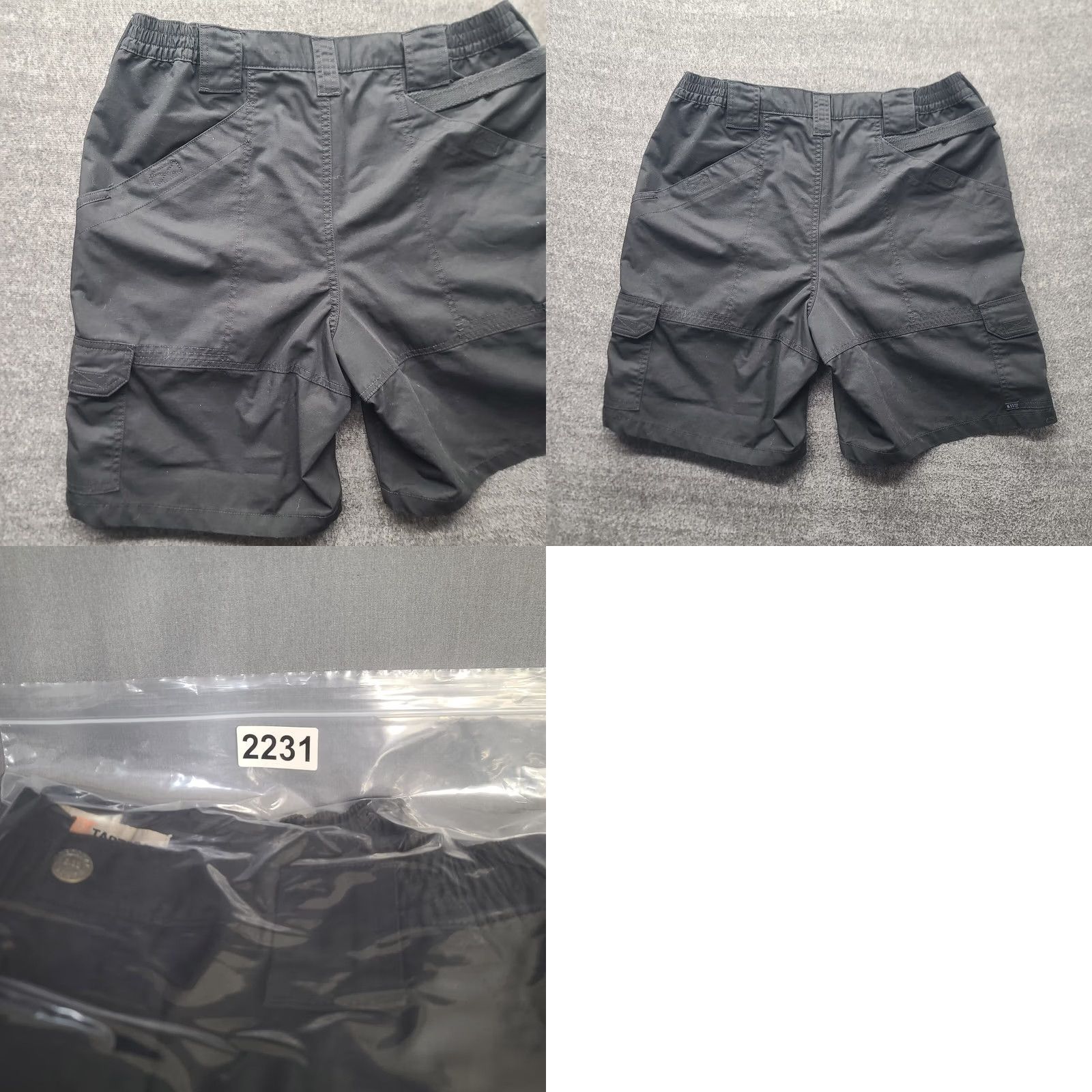Vintage 5.11 Tactical Taclite Pro Shorts Mens 34 Regular Fit Police EMS Utility Cargo Pocket Black Cotton Polyester Canvas 9 in Inseam Size US 34 / EU 50 - 9 Thumbnail
