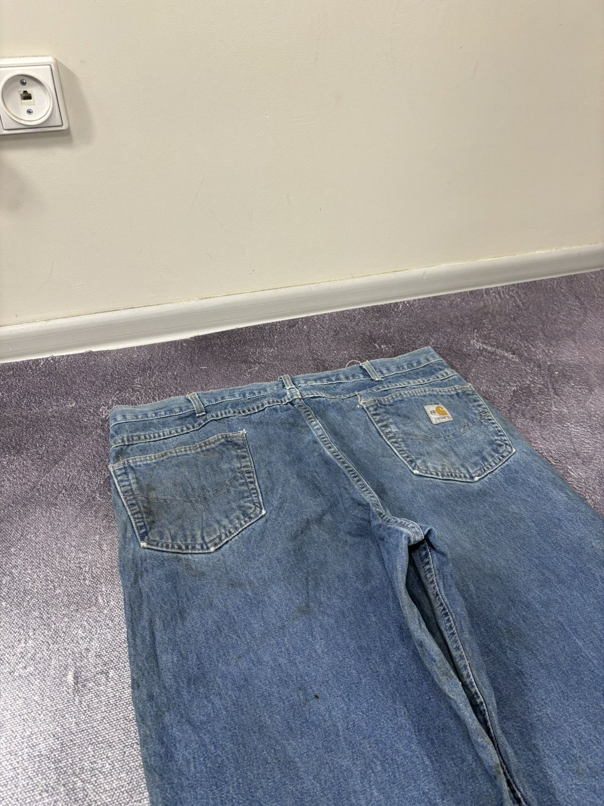 Carhartt Vintage 90s Carhartt Flame Resistant USA Work Denim Jeans Size US 40 / EU 56 - 5 Thumbnail