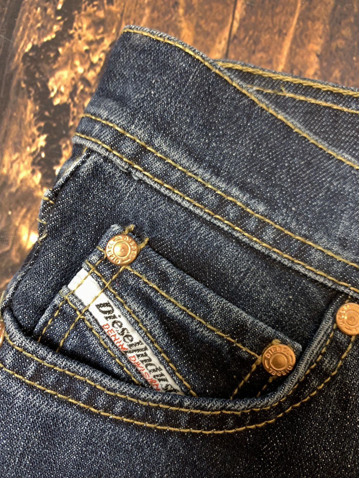 Diesel × Japanese Brand × Vintage Vintage pants Diesel flared denim y2k Size 28" / US 6 / IT 42 - 8 Thumbnail