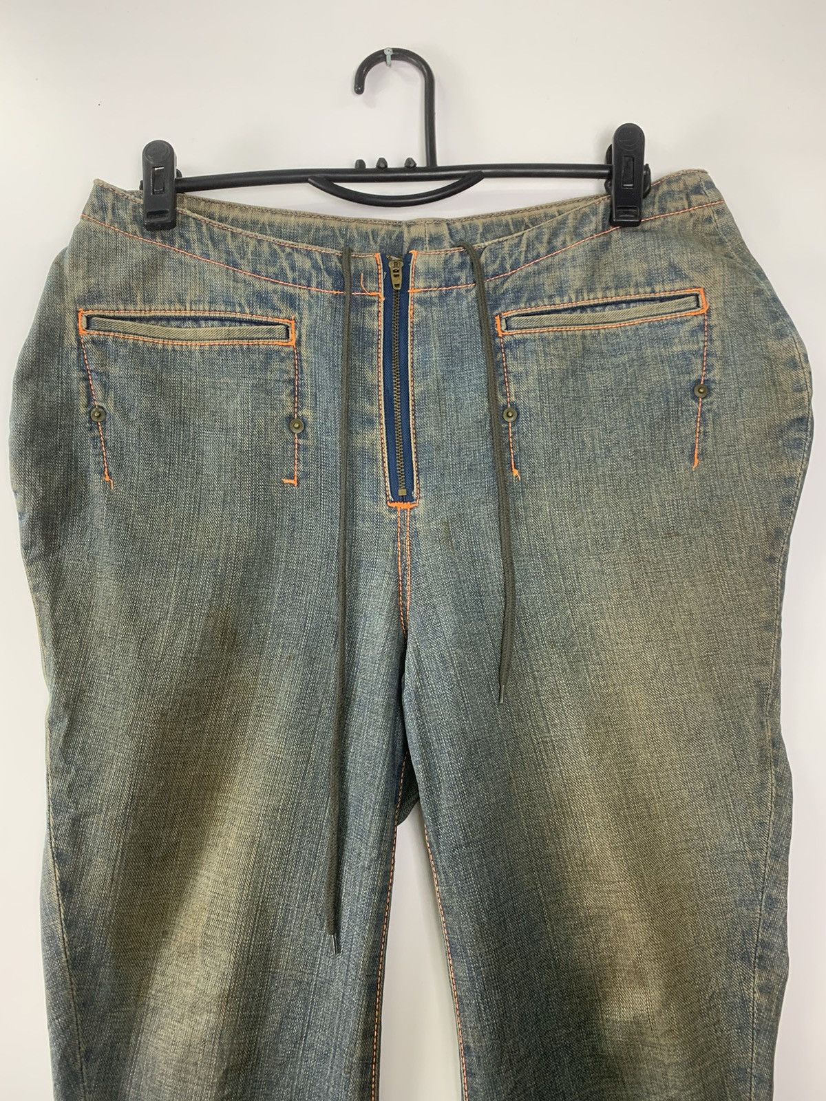 Japanese Brand Frap Bois distressed denim Size 22" - 2 Thumbnail