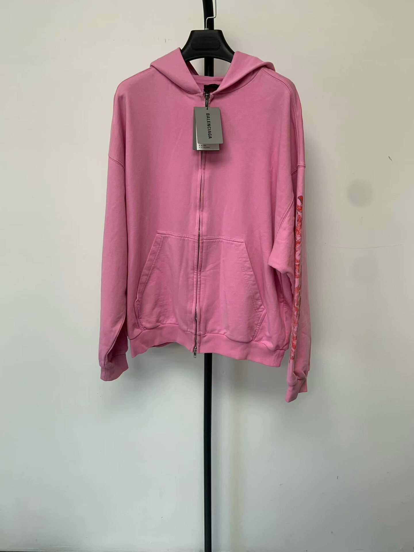 Balenciaga balenciaga disaster flame zip hoodie Size US S / EU 44-46 / 1 - 1 Thumbnail