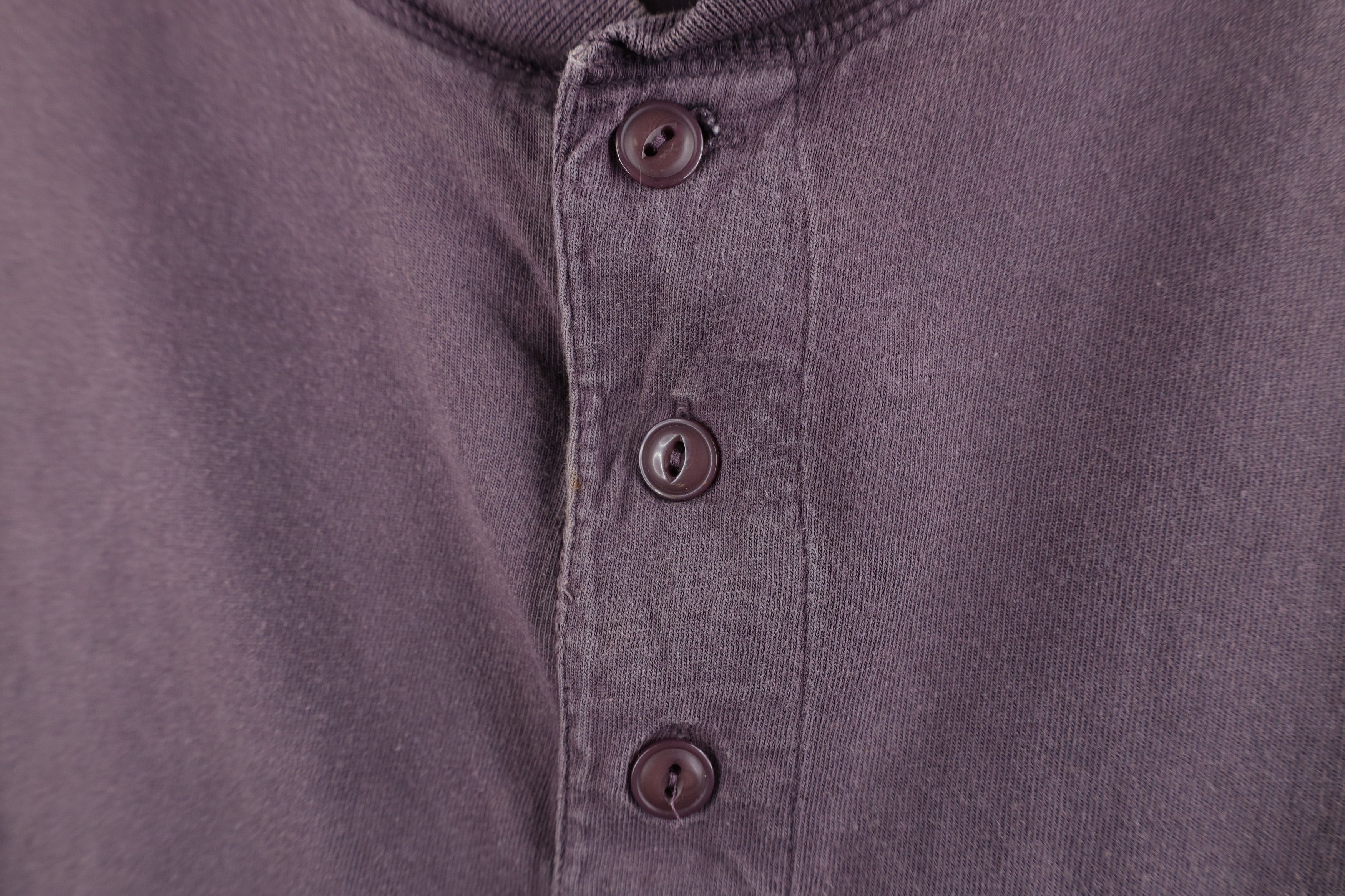 Cabelas × Vintage Vintage 90s Cabelas Dye Stonewash Heavyweight Henley T-Shirt Size US L / EU 52-54 / 3 - 6 Thumbnail