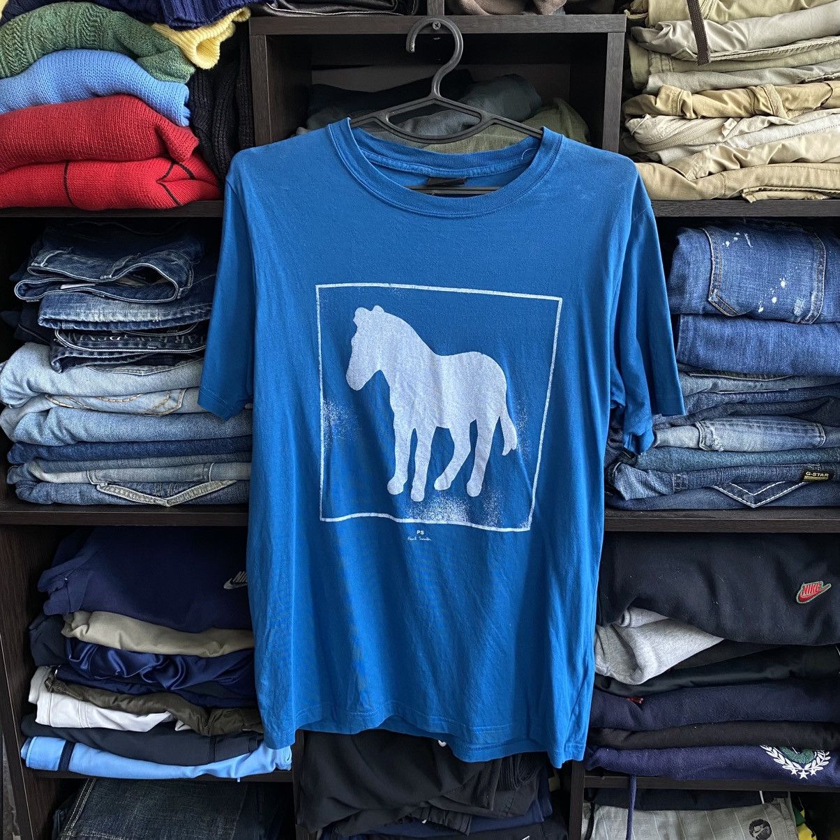 Paul Smith Luxury Paul Smith Big Logo designer streetwear y2k tee Size US M / EU 48-50 / 2 - 1 Thumbnail