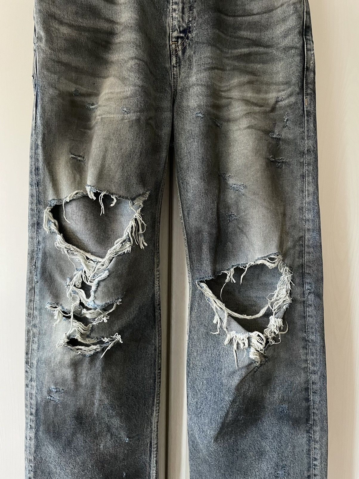 Balenciaga *RARE* Slim Mud Show Distressed Jeans (S) Size US 30 / EU 46 - 3 Thumbnail