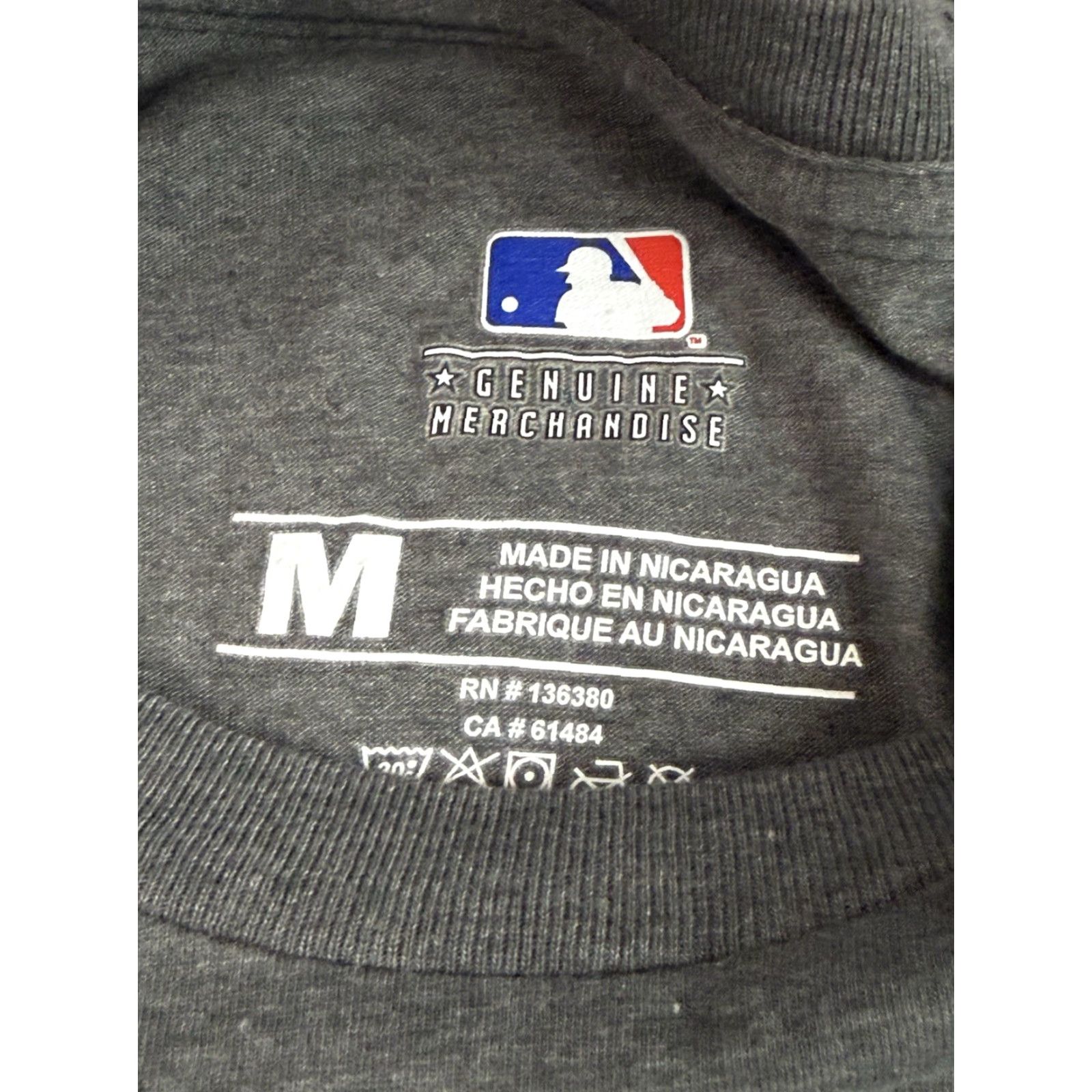 MLB Kansas City KC MLB Royals Script Genuine Merchandise T-Shirt Sz M - EUC Size US M / EU 48-50 / 2 - 3 Thumbnail