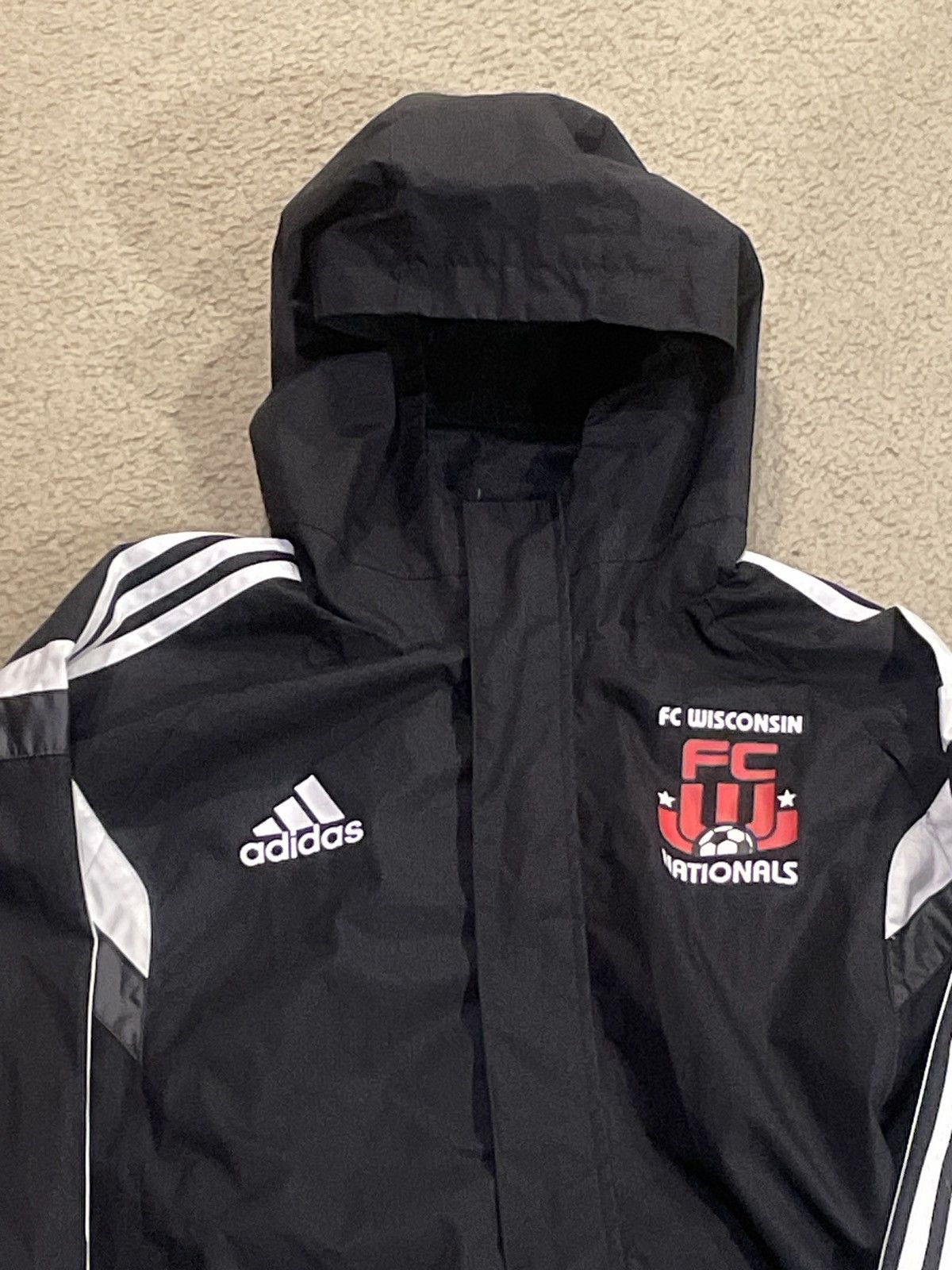 Adidas Vintage Adidas Wisconsin Soccer Jacket Size US L / EU 52-54 / 3 - 2 Thumbnail