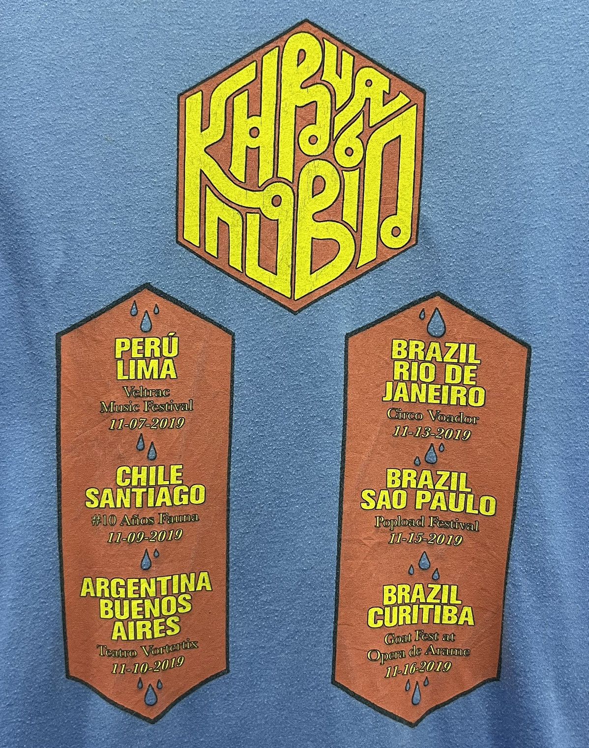 Band Tees × Canvas VINTAGE CANVAS KHRUANGBIN SHIRT Size US M / EU 48-50 / 2 - 4 Thumbnail