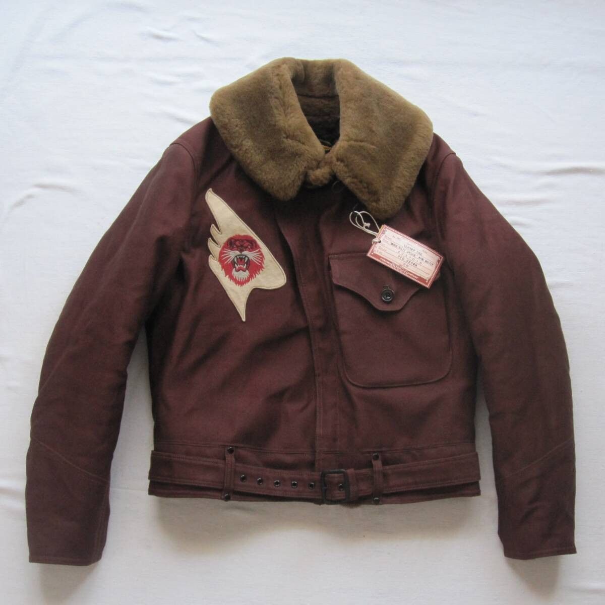 Freewheelers “WIND MASTER” WINTER FLYING JACKET 38 Size US M / EU 48-50 / 2 - 1 Thumbnail