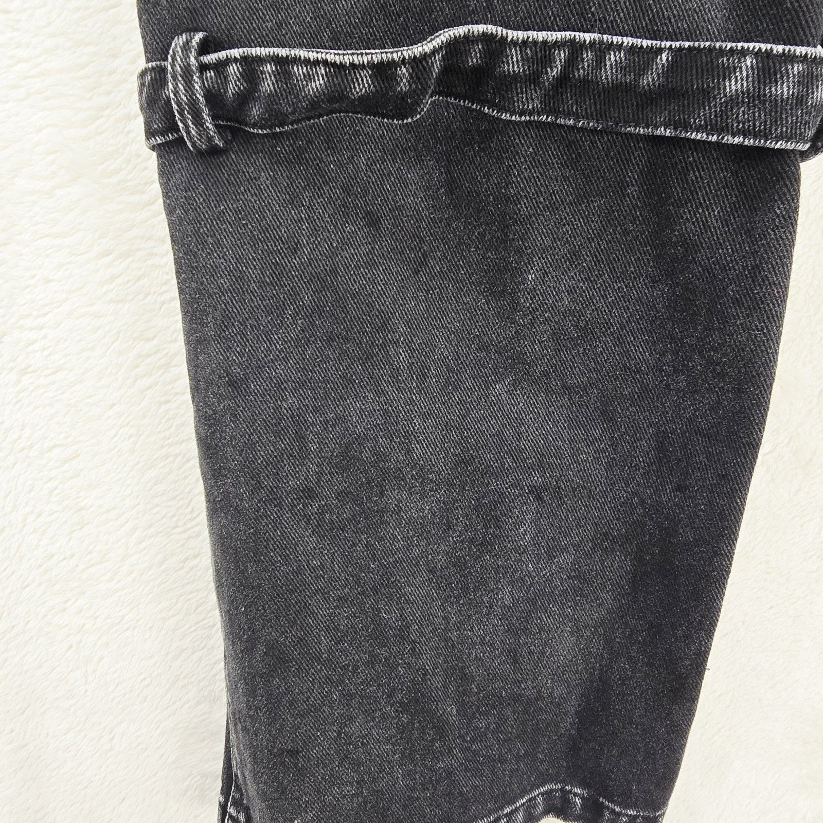 Other MODITEC Jeans 30x29 Black Buckle Strap Legs Goth Rave Emo Size US 30 / EU 46 - 12 Thumbnail