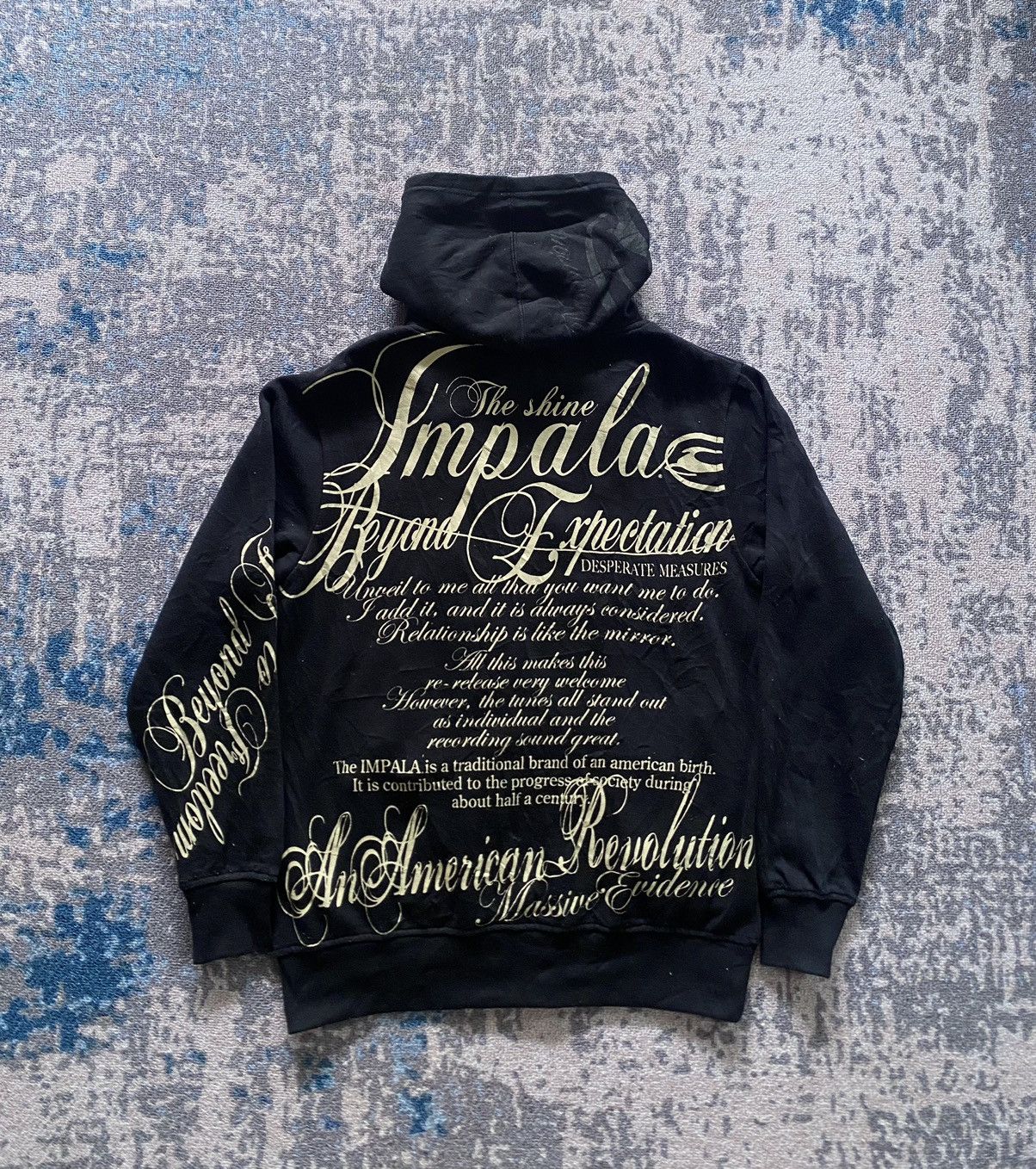 If Six Was Nine Y2K Impala double Layer Poem Ifsix vkei style Size US M / EU 48-50 / 2 - 2 Thumbnail