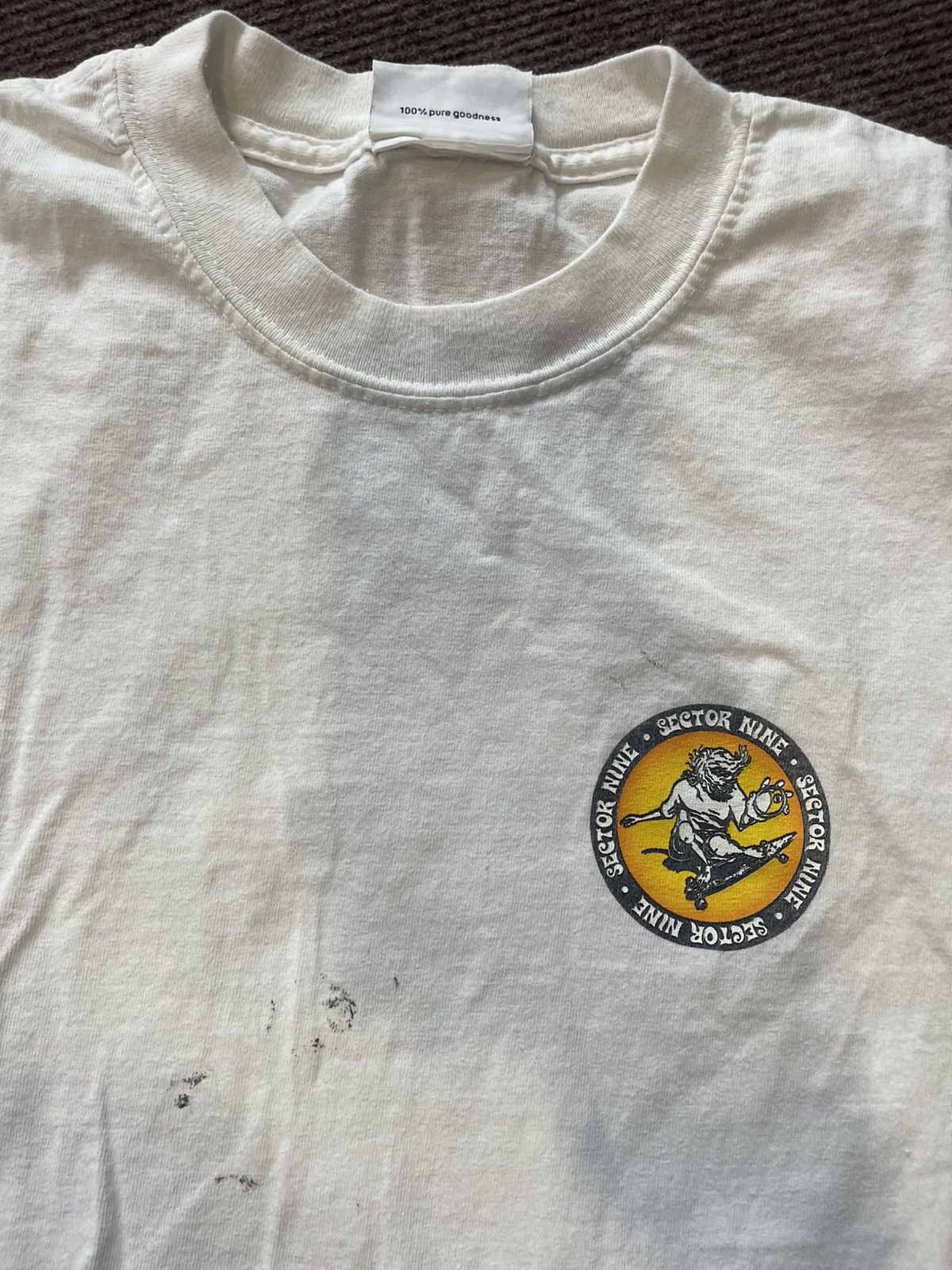 Vintage Rare Vtg Sector Nine Skateboard Tee Size US S / EU 44-46 / 1 - 4 Thumbnail